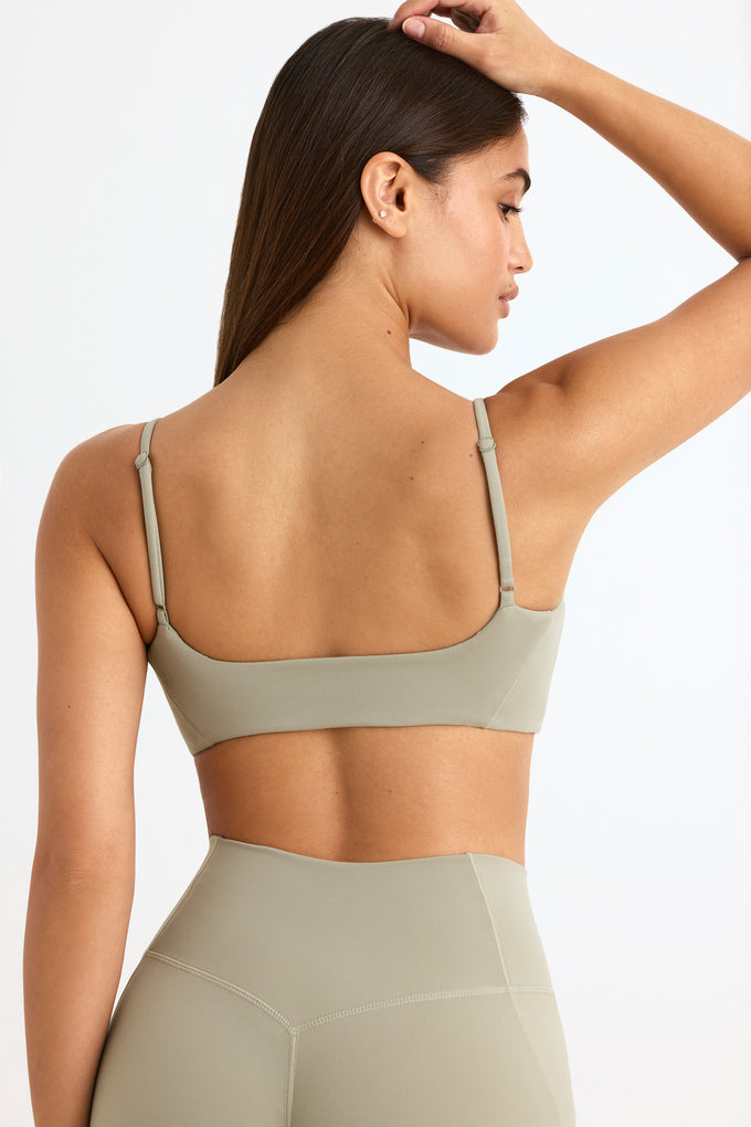 Soft Active Sports Bra in Mineral