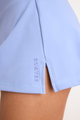 BT1178 Aktywna mini spódniczka w kolorze lawendowo-niebieskim