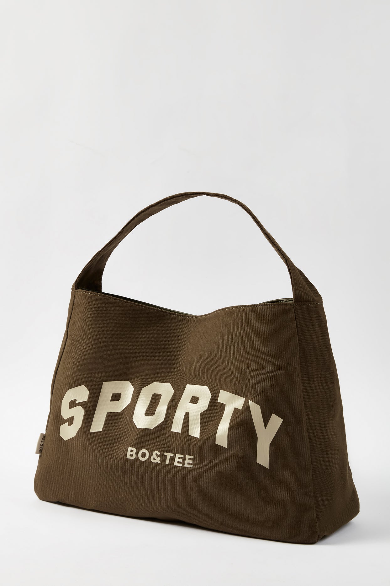 Sporty Oversized Tote Bag in Espresso