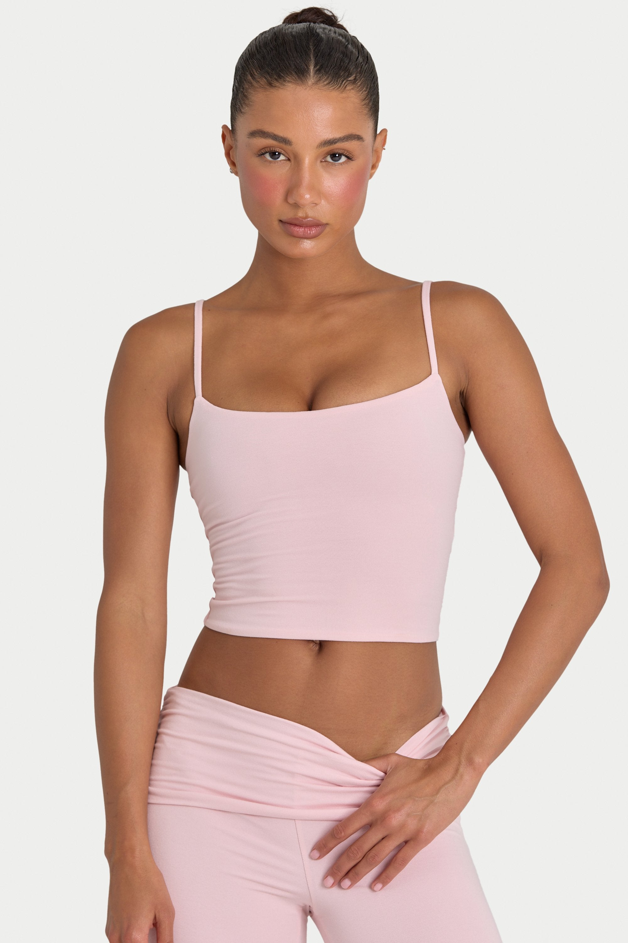 ButterCloud™ Crop Tank Top in Blush - 1