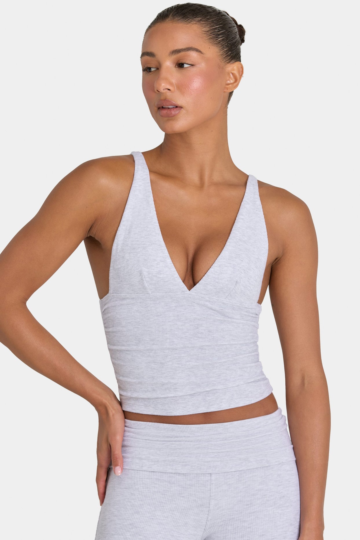 ButterCloud™ Tank Top in Grey Marl - 6