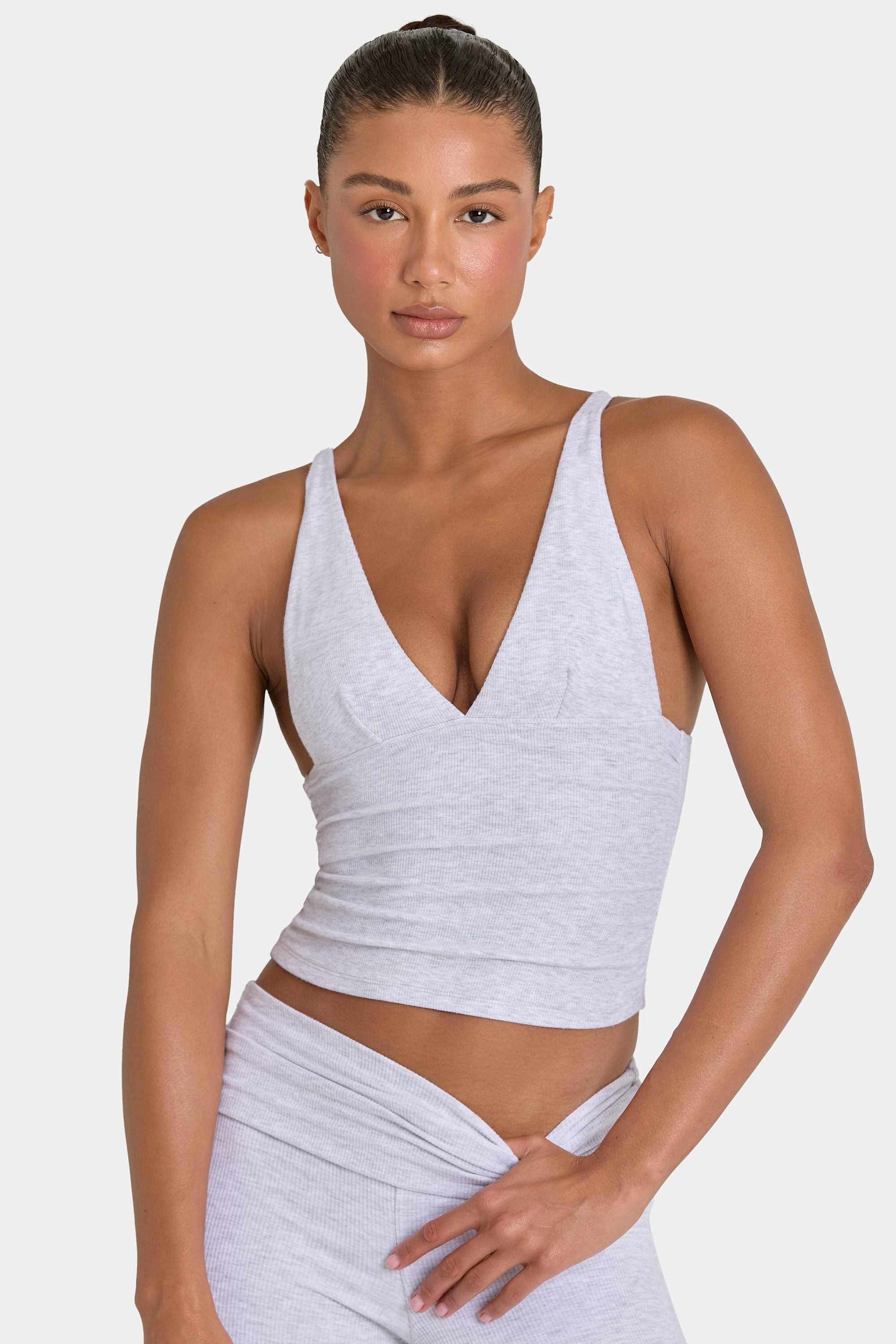 ButterCloud™ Tank Top in Grey Marl - 1