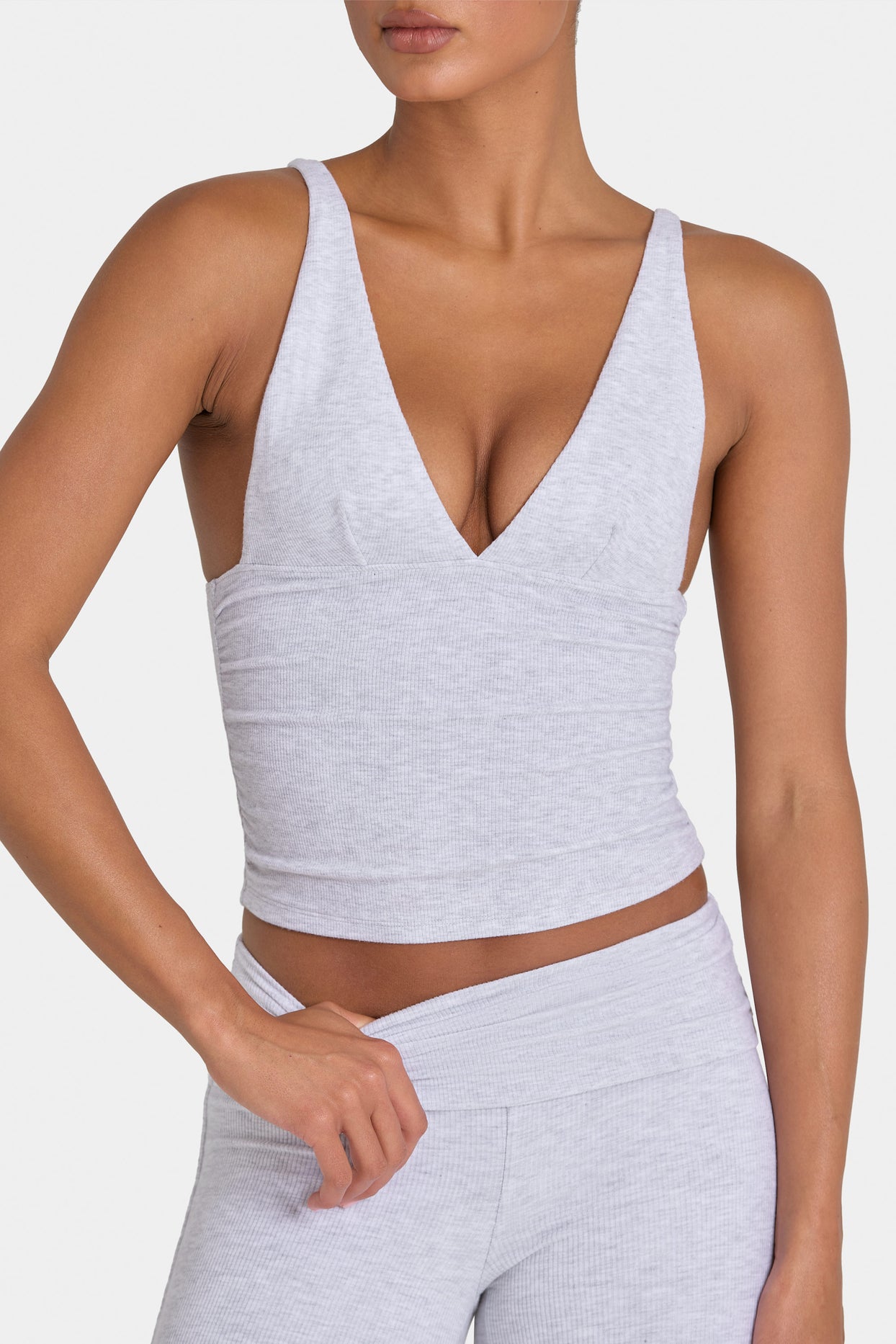 ButterCloud™ Tank Top in Grey Marl - 5