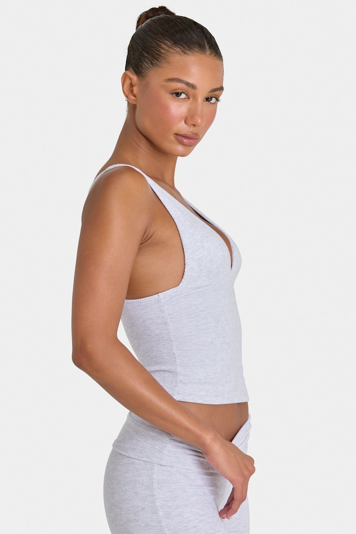 ButterCloud™ Tank Top in Grey Marl - 4