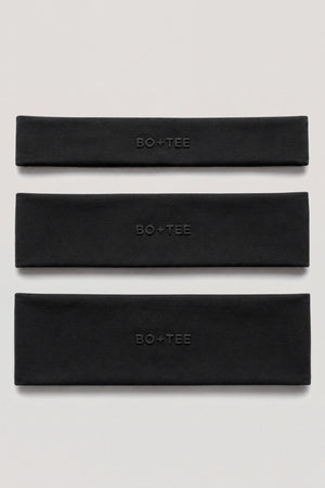 Soft Active Headband 3-Pack in Black