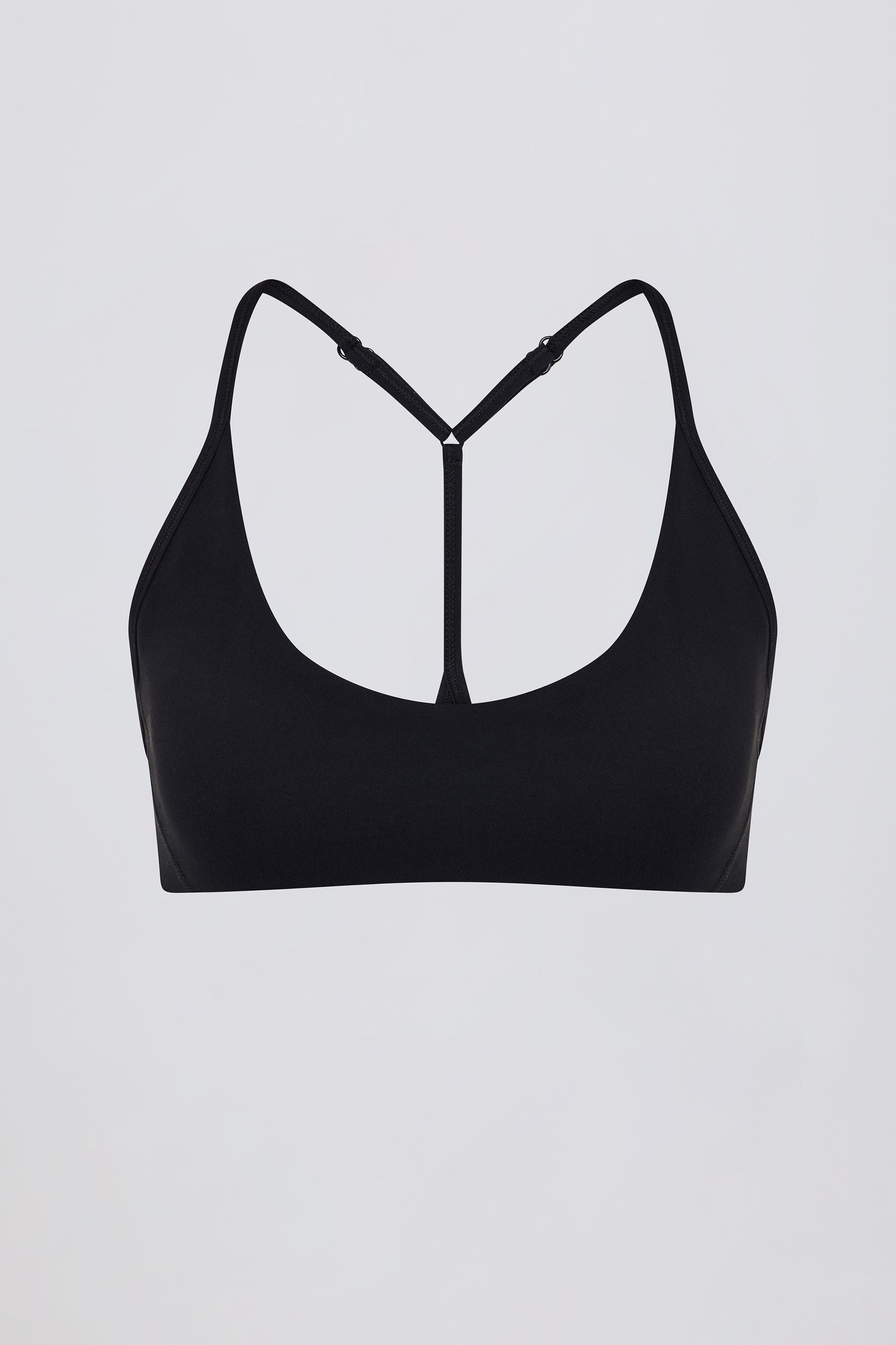Soft Active Racerback Sports Bra in Black | Oh Polly