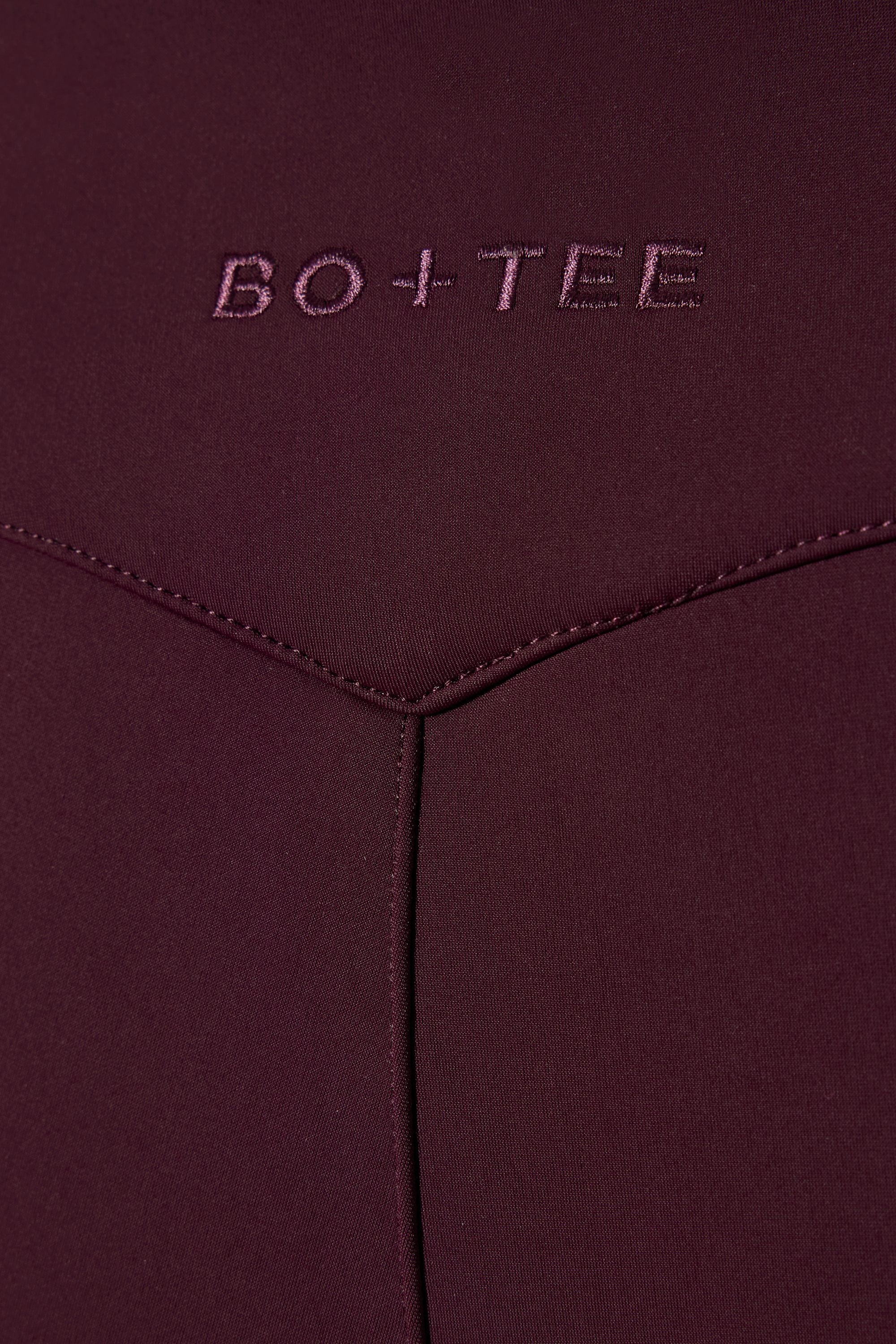Waterproof Belted Ski Salopettes in Burgundy