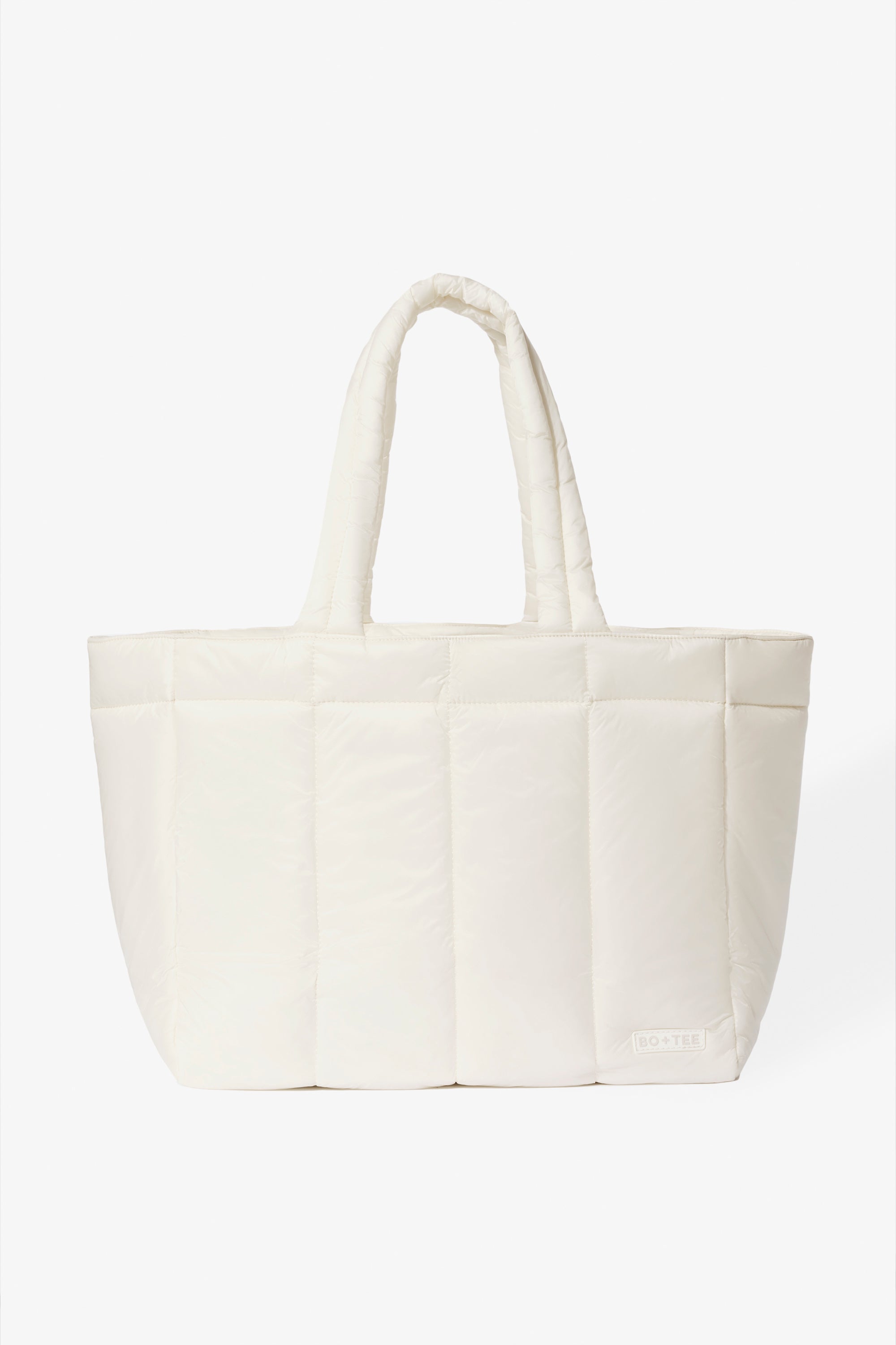 Waterproof Puffer Tote Bag in Ice - 1