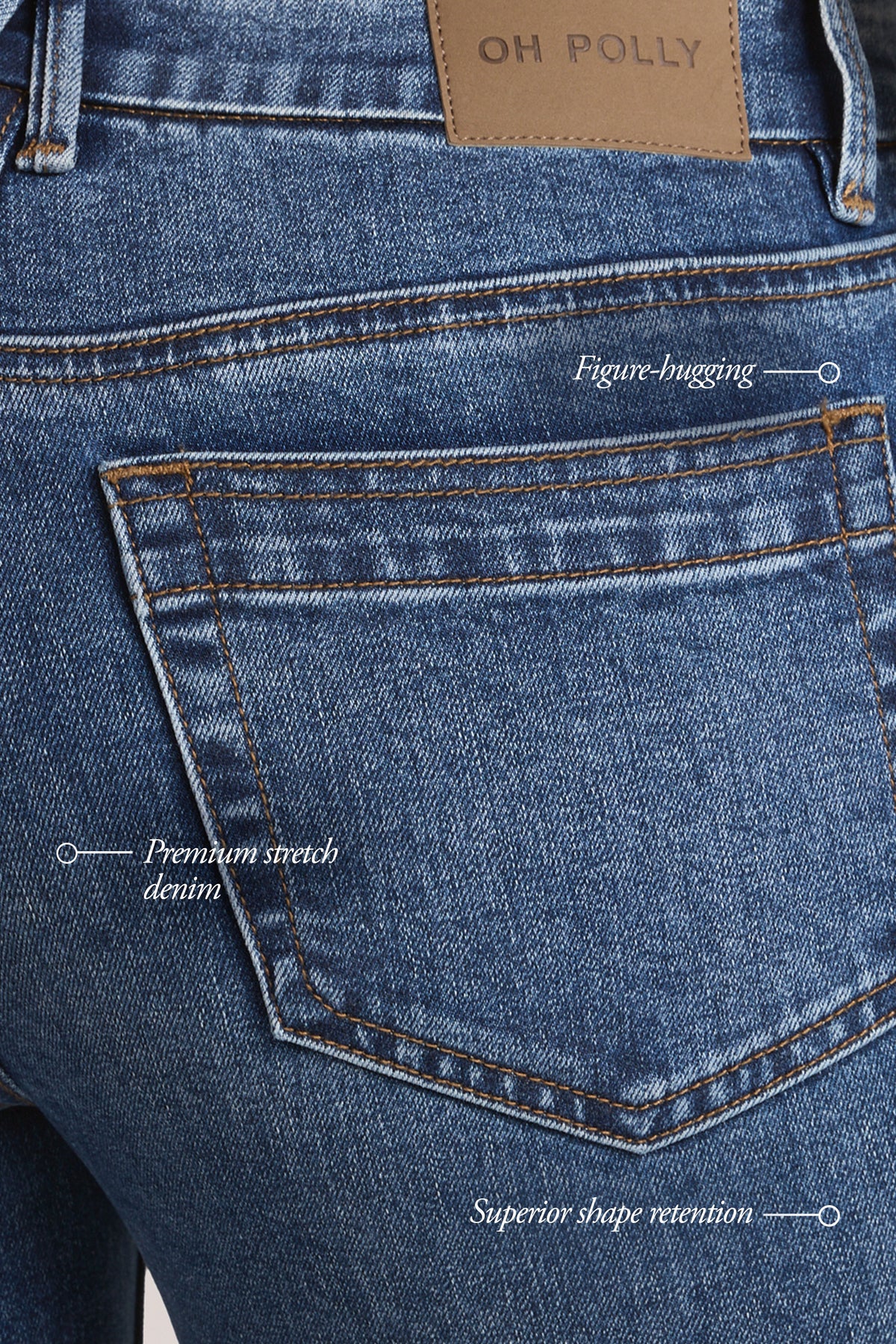 ⁣⁢High-Rise Bootcut Jeans in mittlerer Waschung⁤⁣ - 1