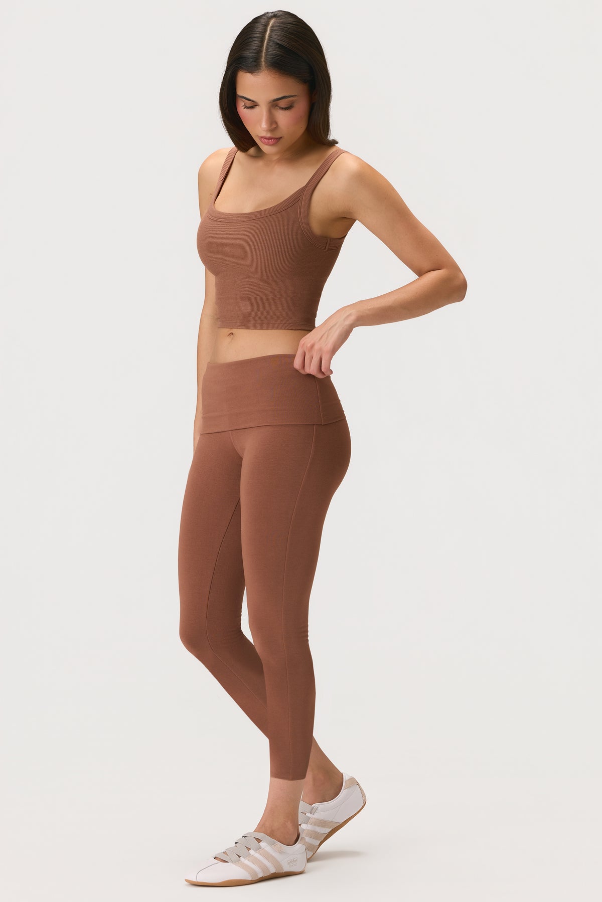 ⁣⁢ButterCloud™ 7/8 Leggings in Kakao⁤⁣