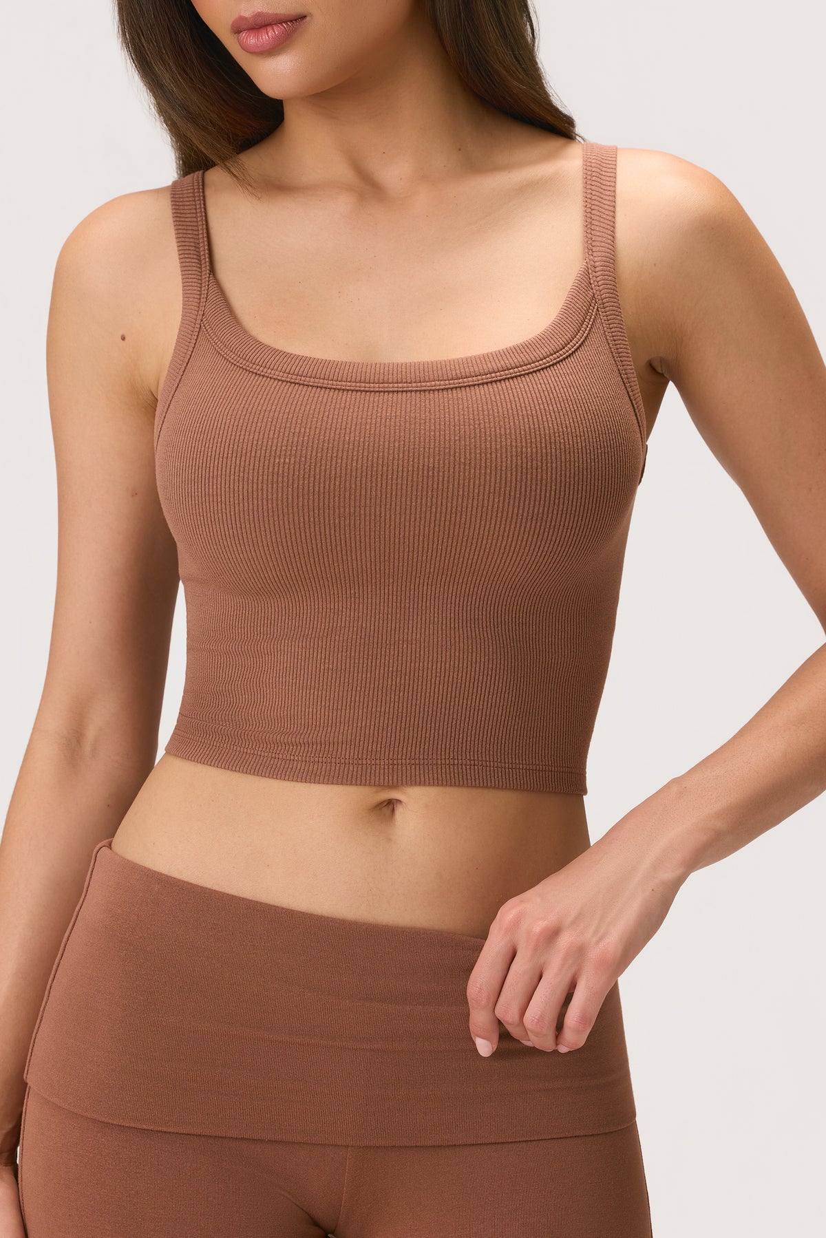 ⁣⁢ButterCloud™ Tanktop in Cocoa⁤⁣