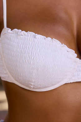 Underwired Bikini Top in White