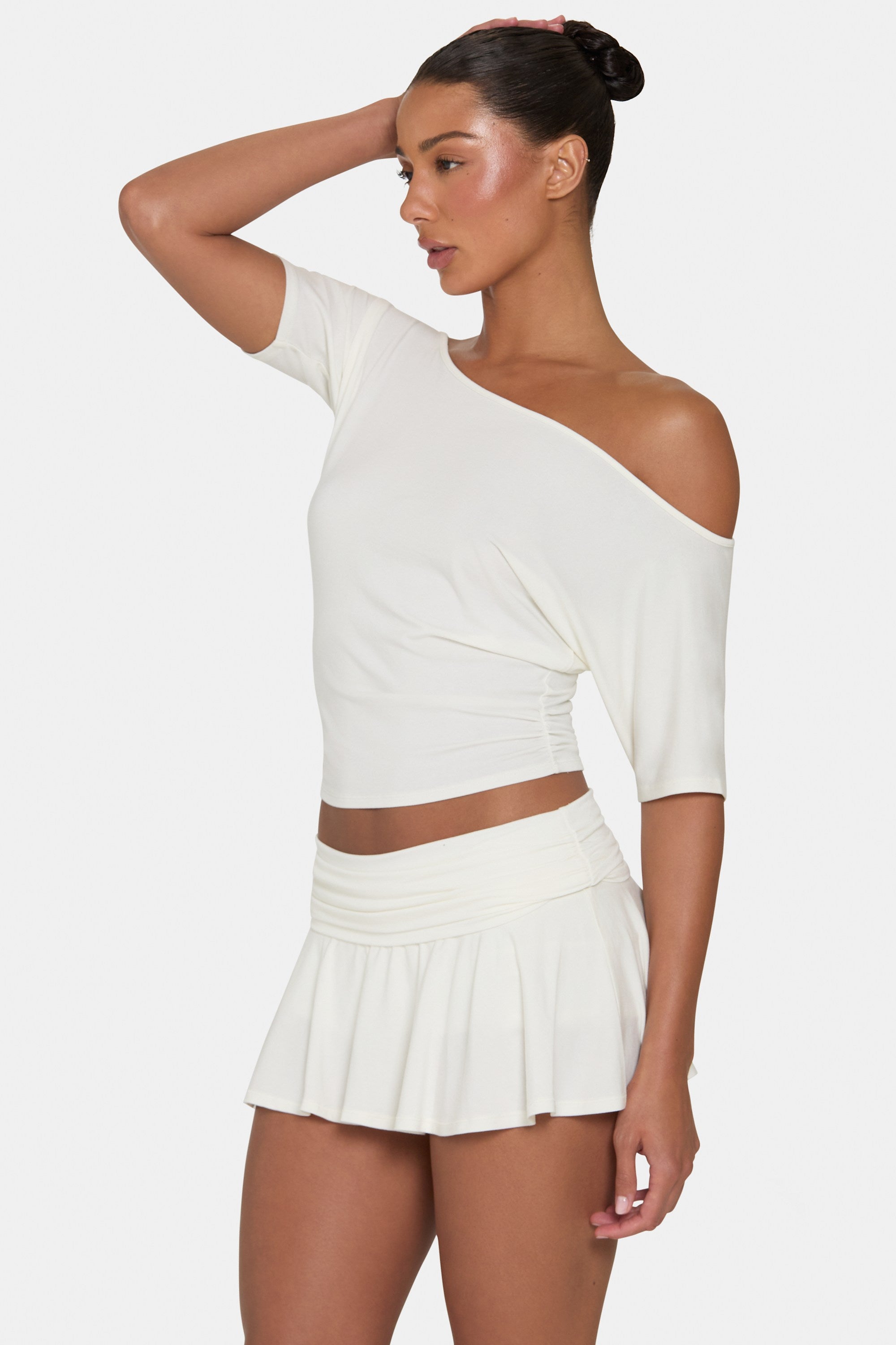 ButterCloud™ Mini Skort in Coconut