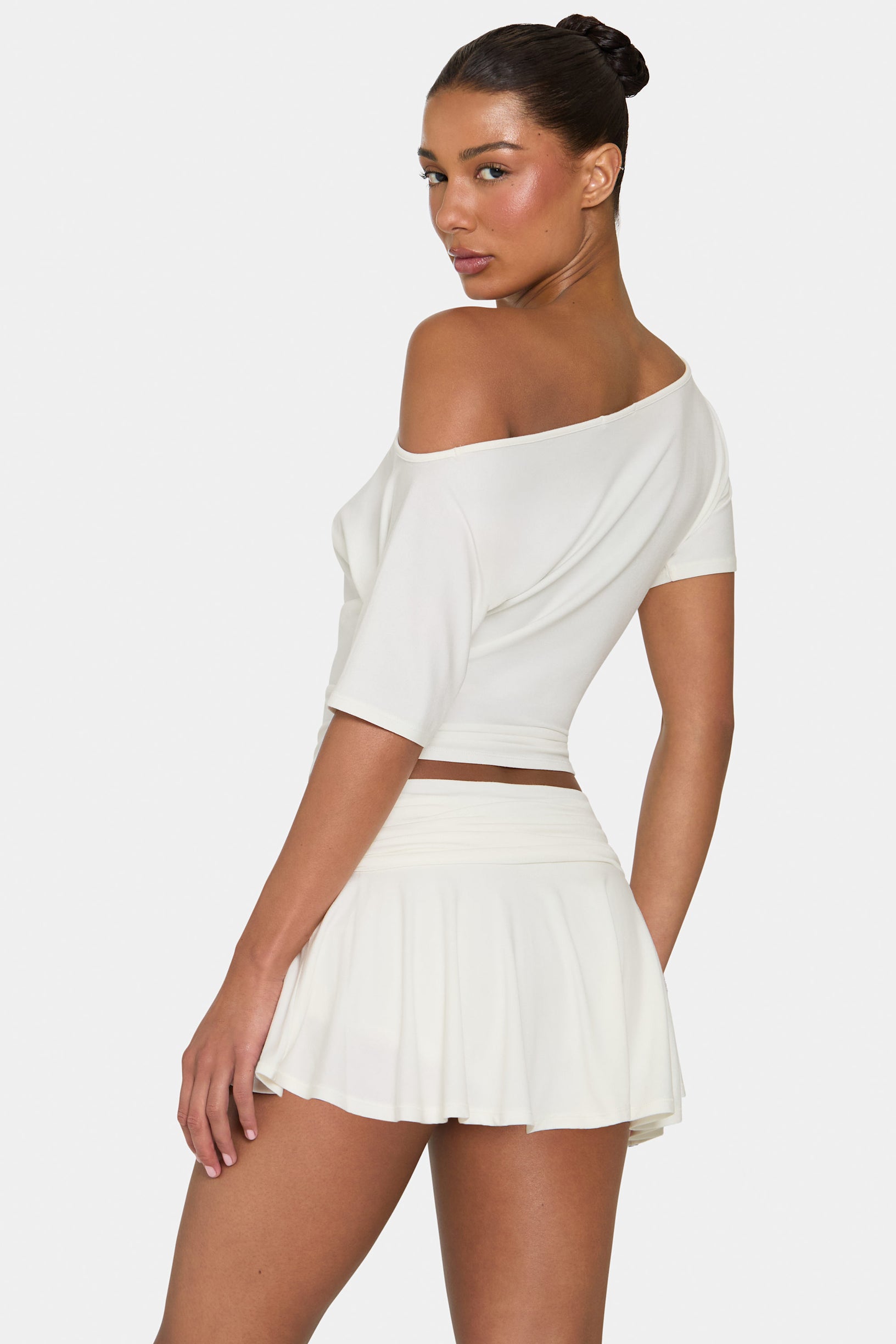 ButterCloud™ Mini Skort in Coconut - 2