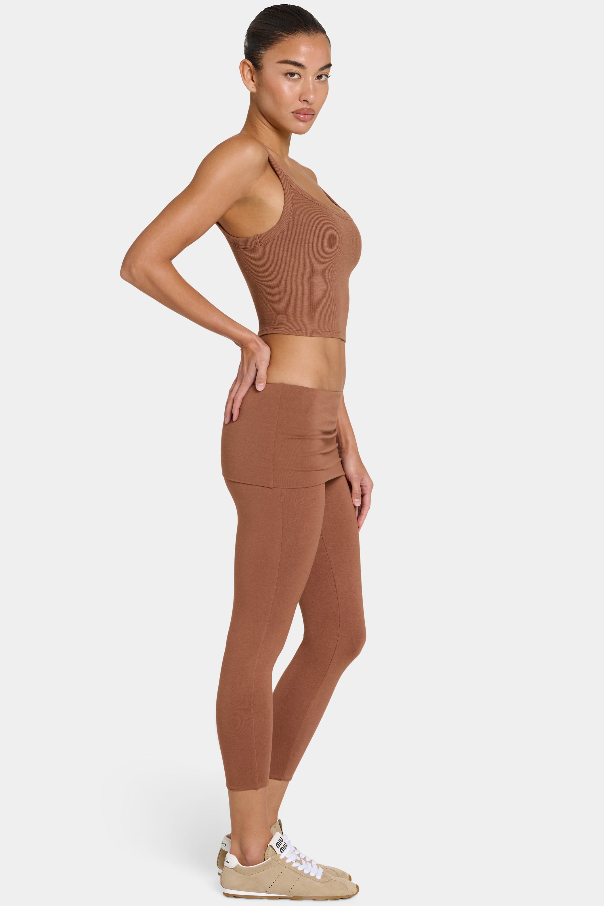 ButterCloud™ 7/8 Leggings in Cocoa