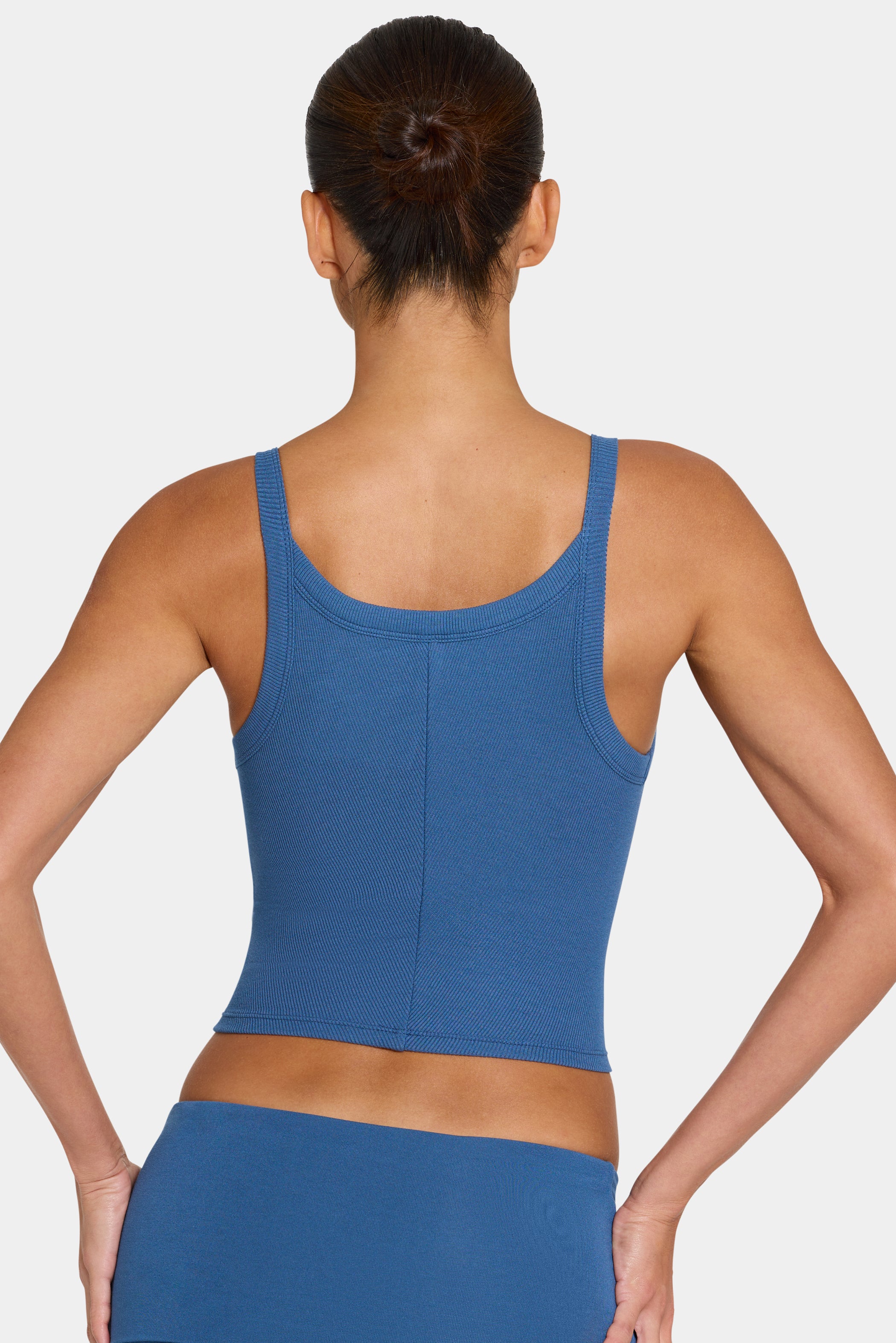 ButterCloud™ Built-In Bra Tank Top in Marine