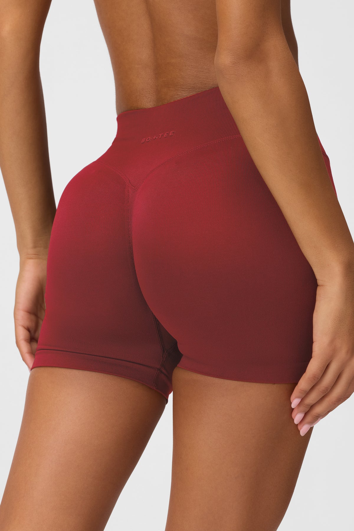Seamless Shorts in Dark Cherry - 1
