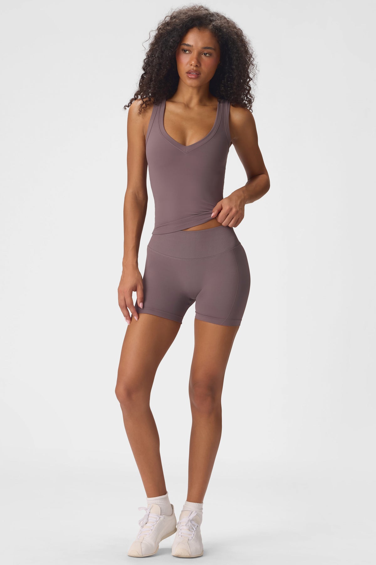 Seamless Shorts in Stone - 2