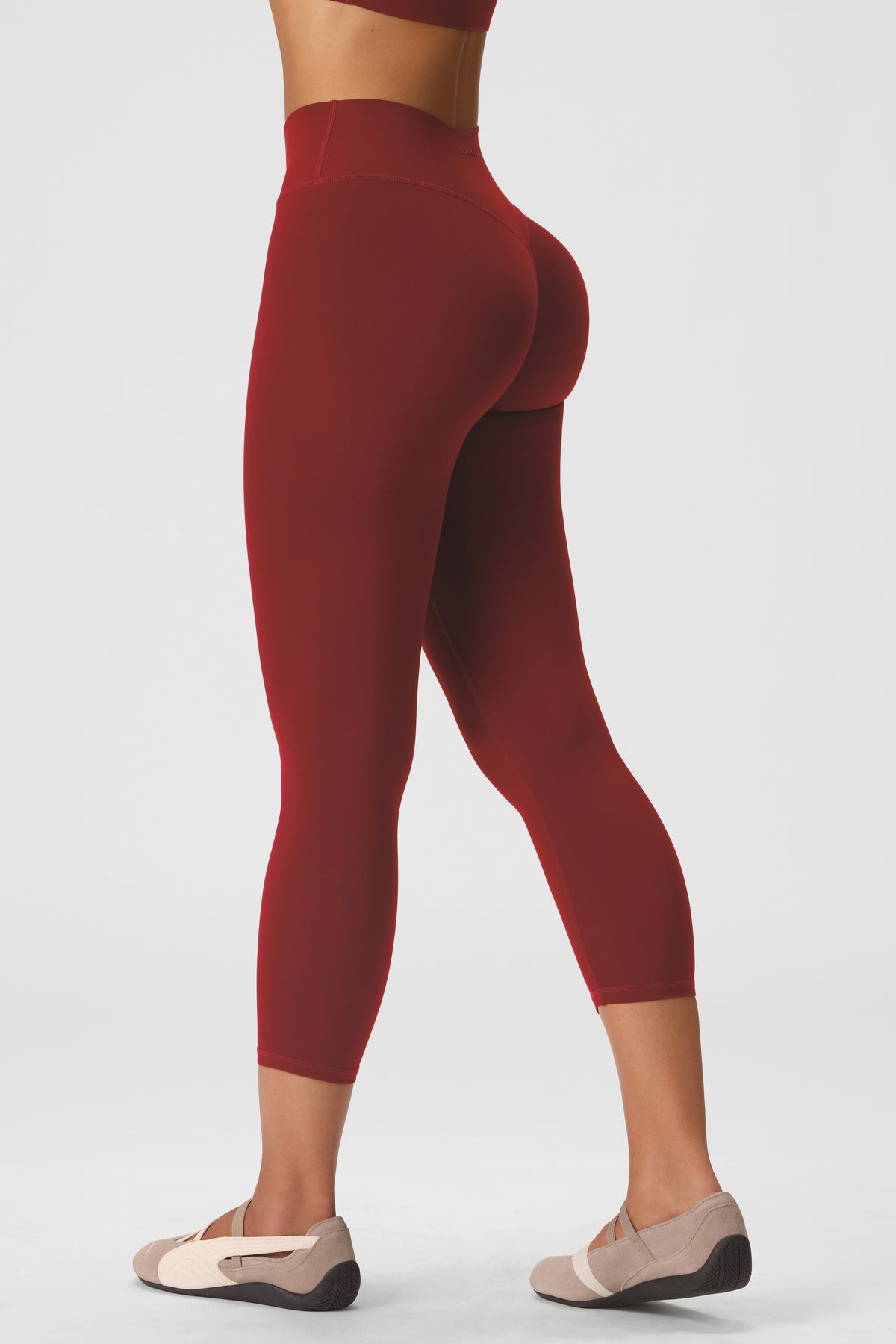 ⁣⁢Soft Active 7/8 Leggings in Dunkelkirsche⁤⁣
