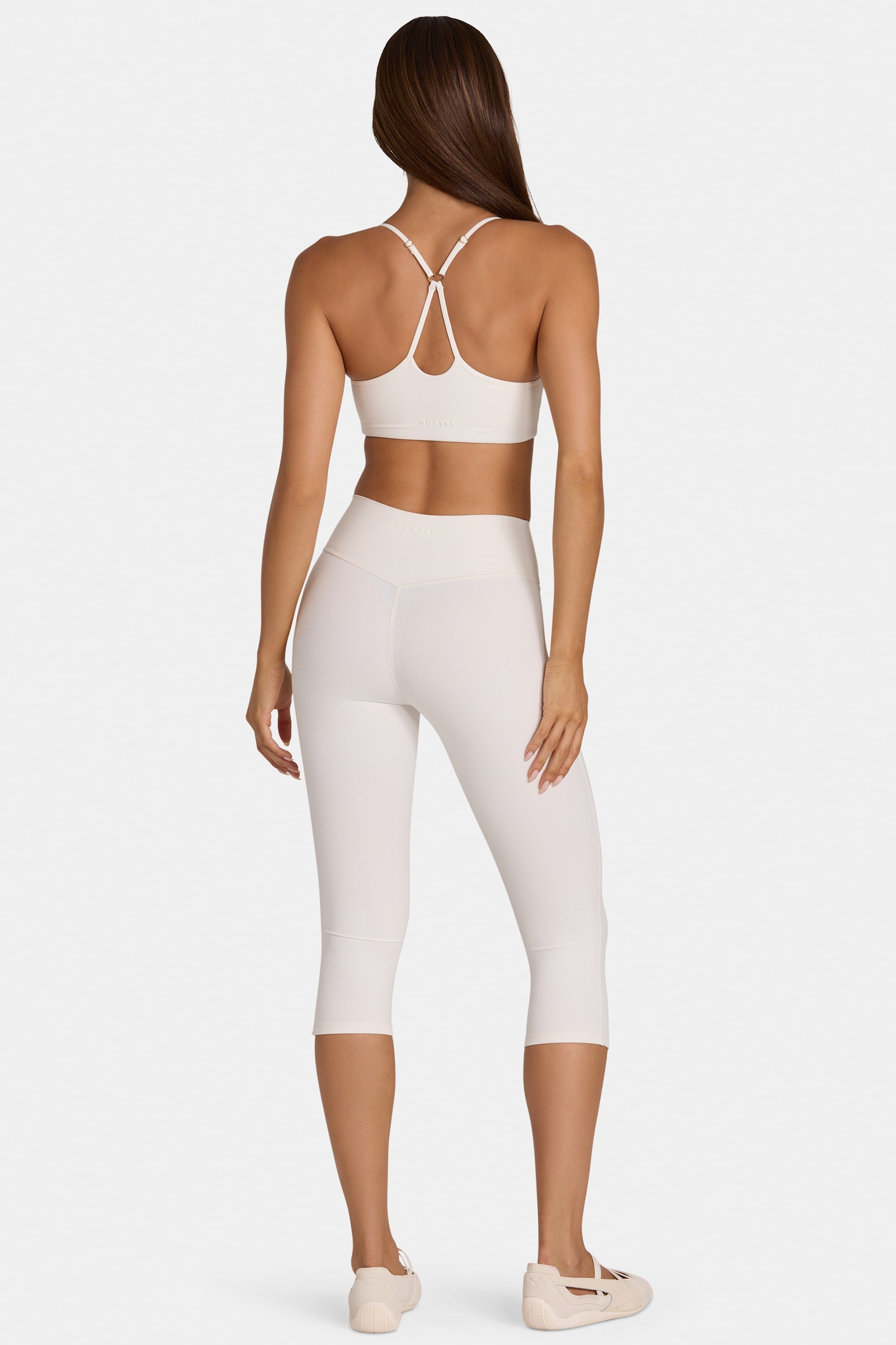 Soft Active Capri Leggings in Coconut