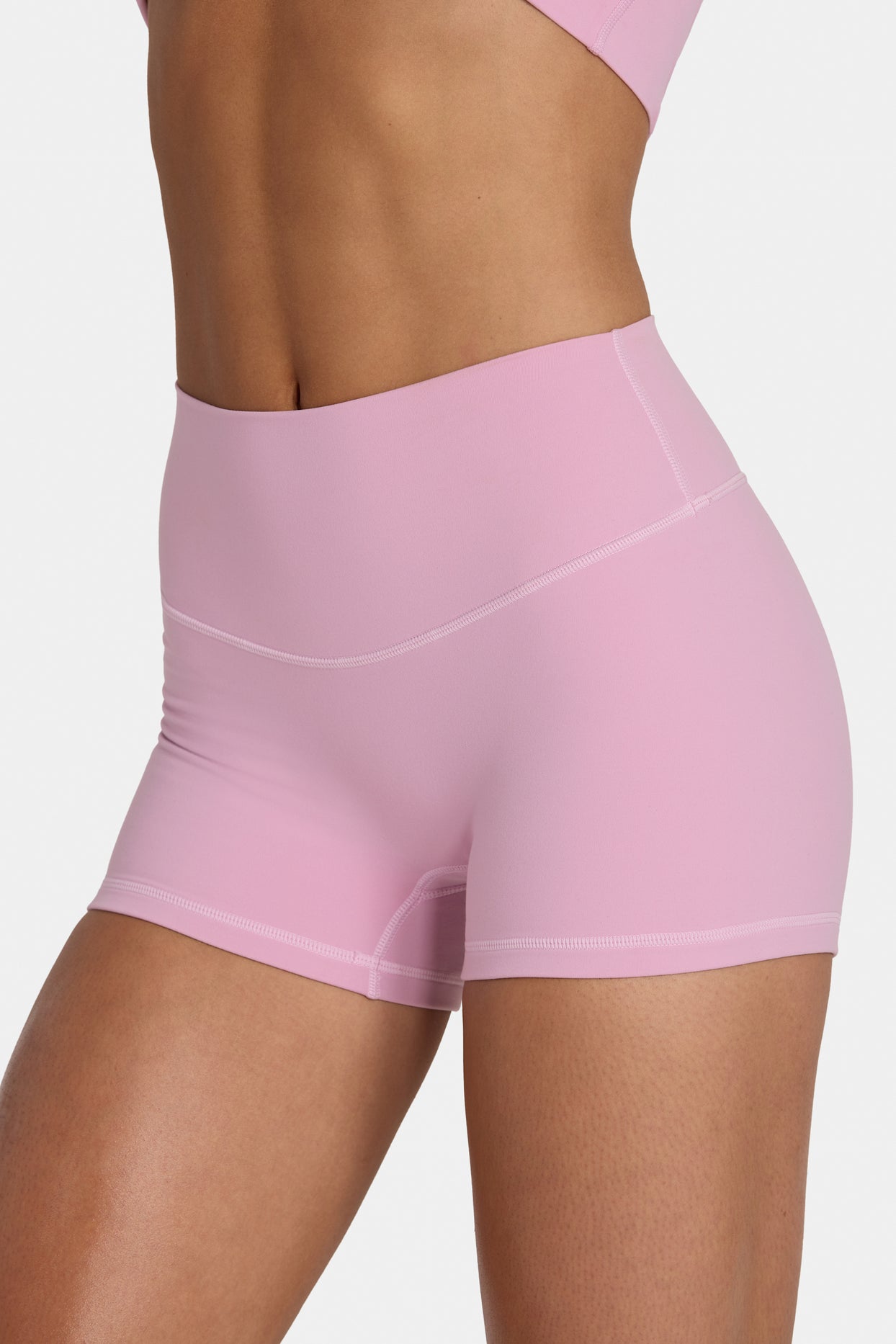 Soft Active Mini Shorts in Sweet Pink - 6