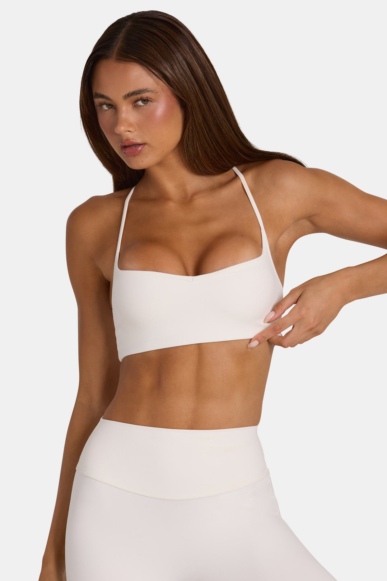 Soft Active Low-Impact Sports Bra in Coconut - 6