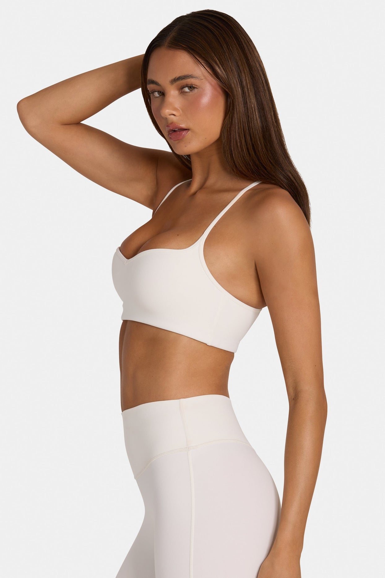 Soft Active Low-Impact Sports Bra in Coconut - 4