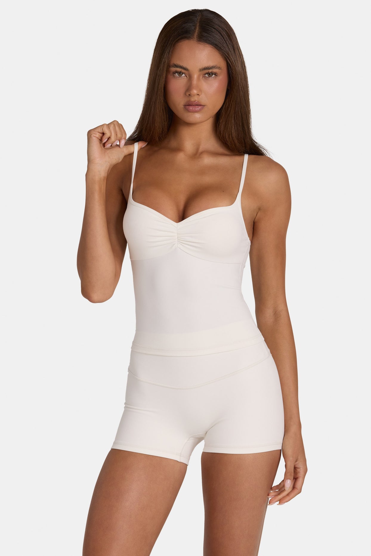 Soft Active Tank Top in Coconut - 7