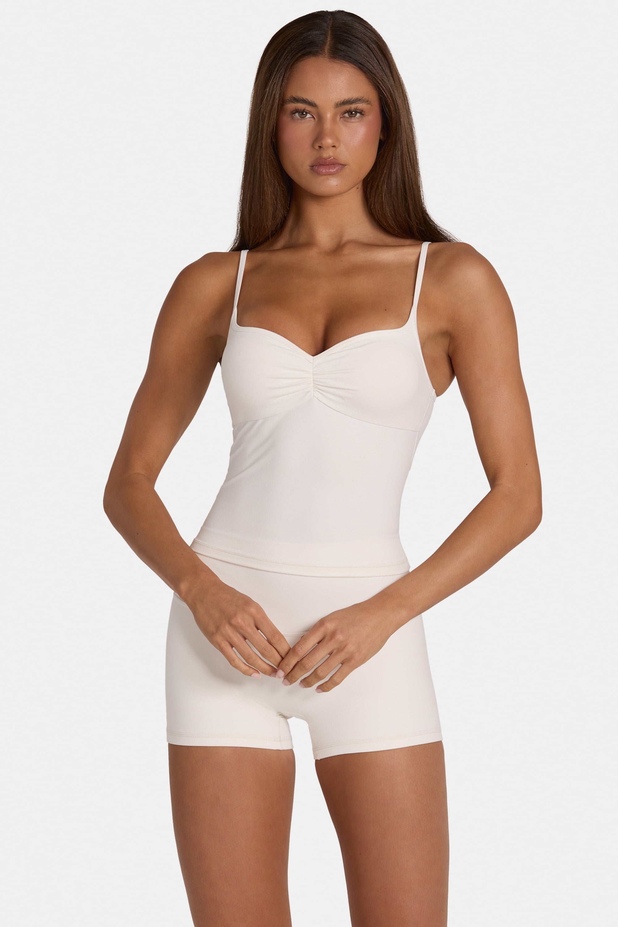 Soft Active Tank Top in Coconut