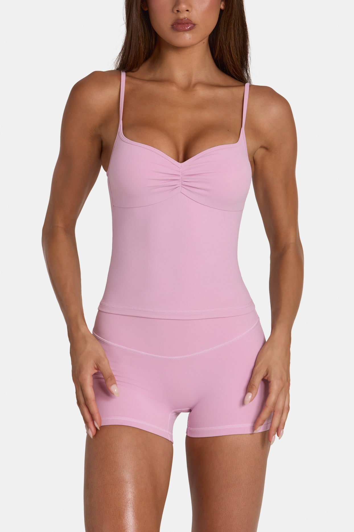 Soft Active Tank Top in Sweet Pink - 6