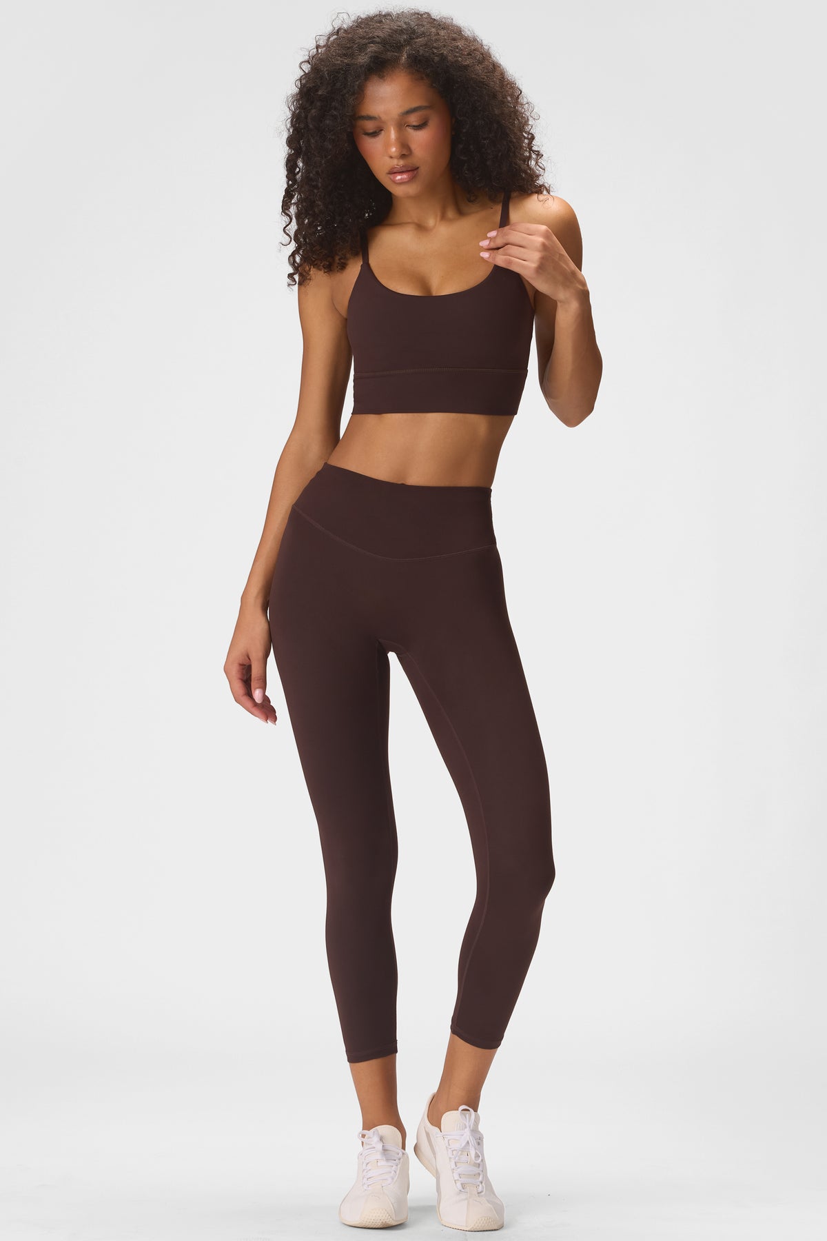 ⁣⁢Soft Active High-Impact Sport-BH in Espresso⁤⁣