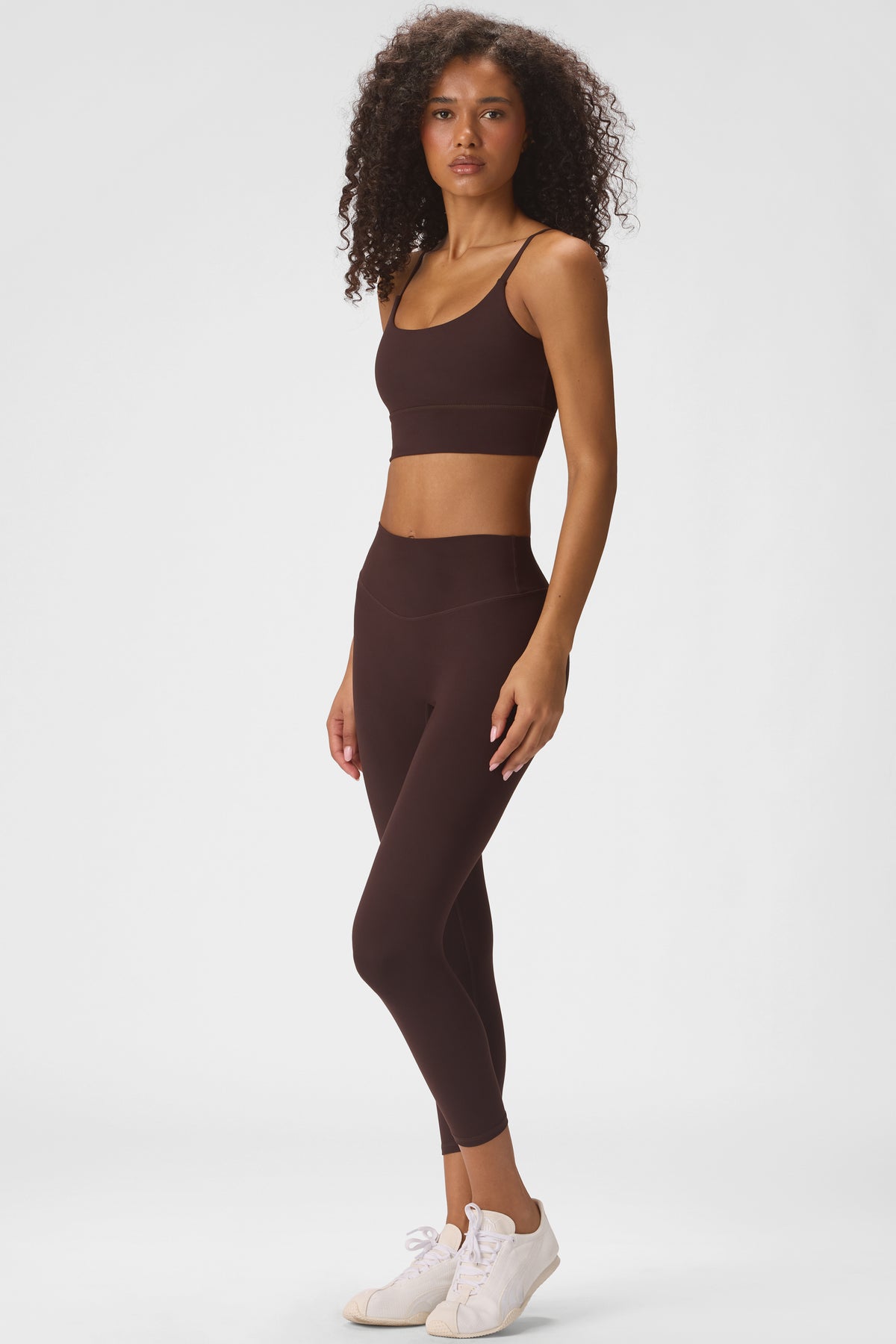 ⁣⁢Soft Active High-Impact Sport-BH in Espresso⁤⁣