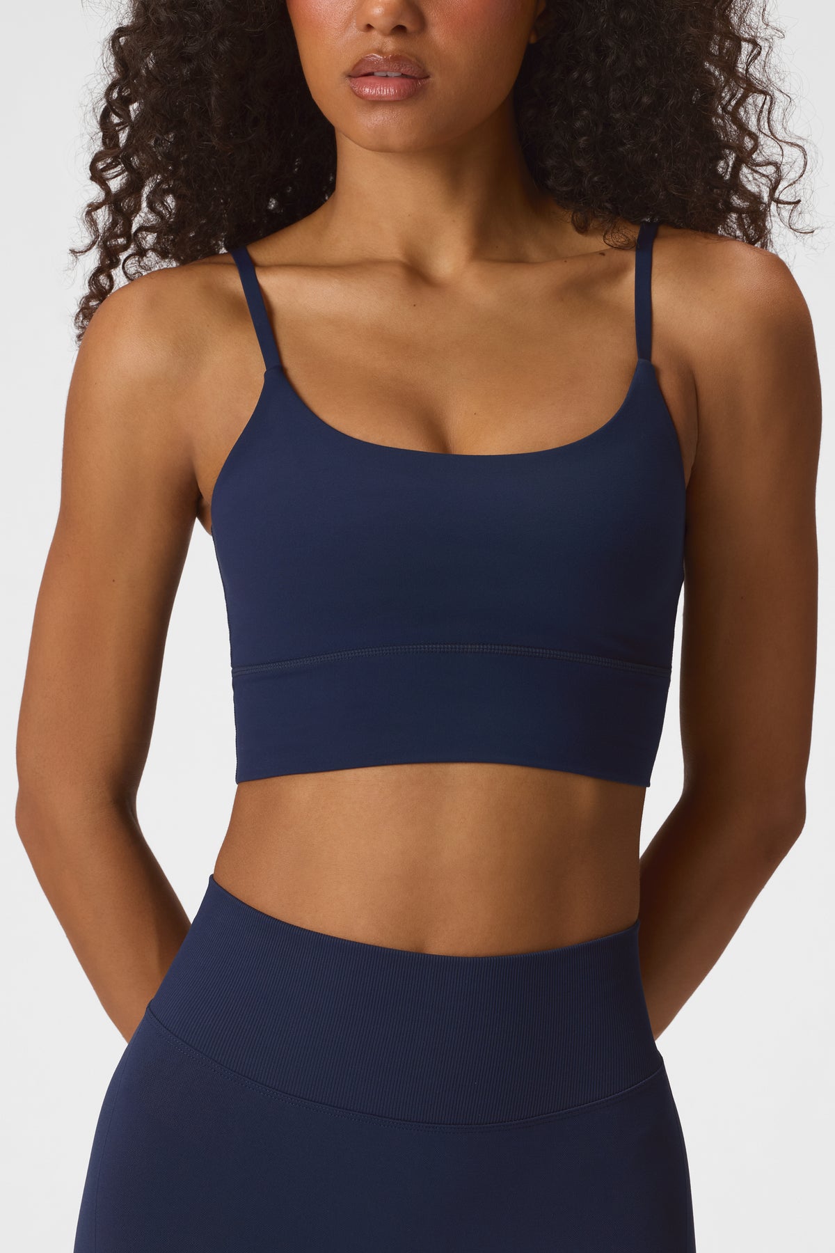 Soft Active High-Impact Sports Bra in Midnight Navy - 1