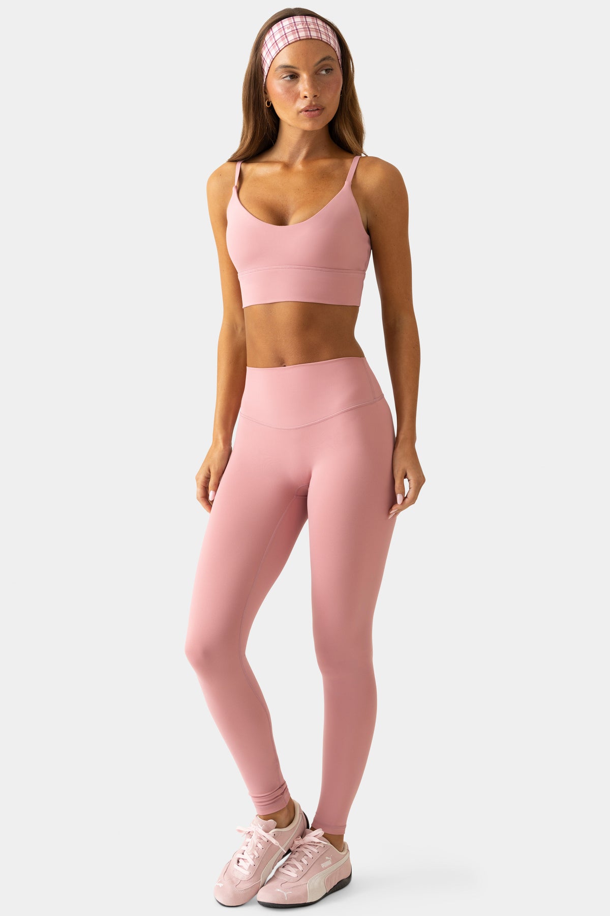 Soft Active Full-Length Leggings in Berry