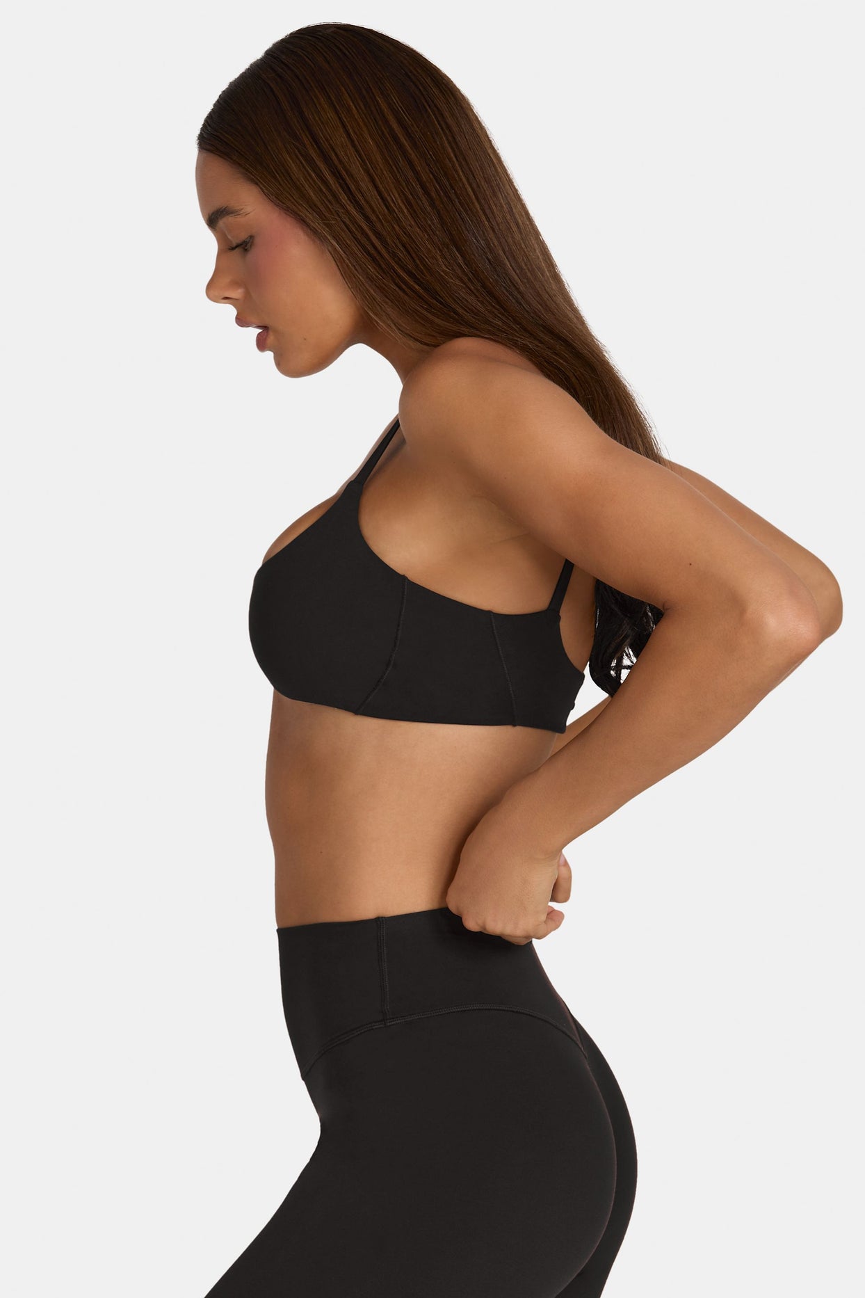 Soft Active Low-Impact Sports Bra in Black - 4
