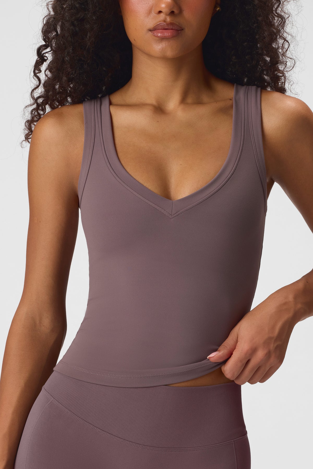 Soft Active Tank Top in Stone