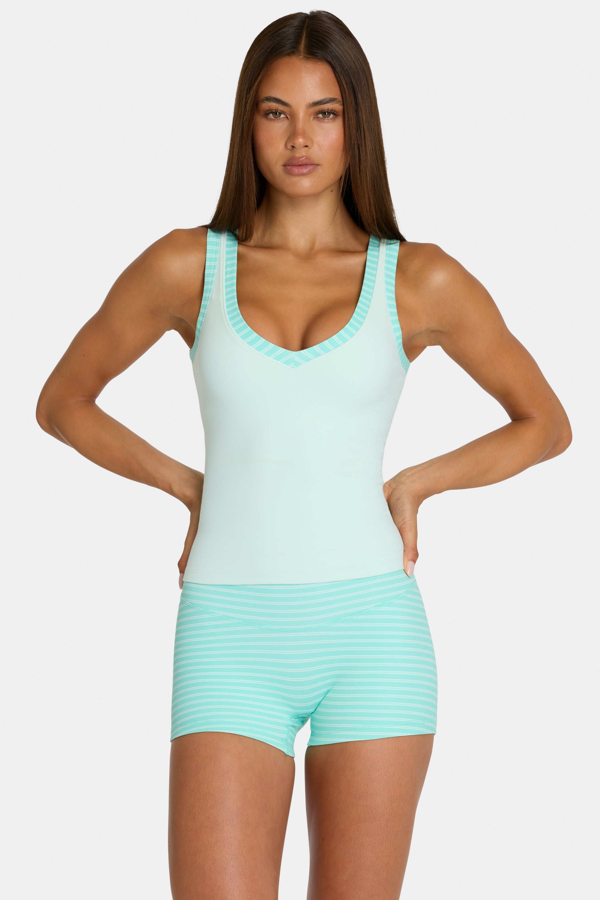 Soft Active Tank Top  in Mint - 1