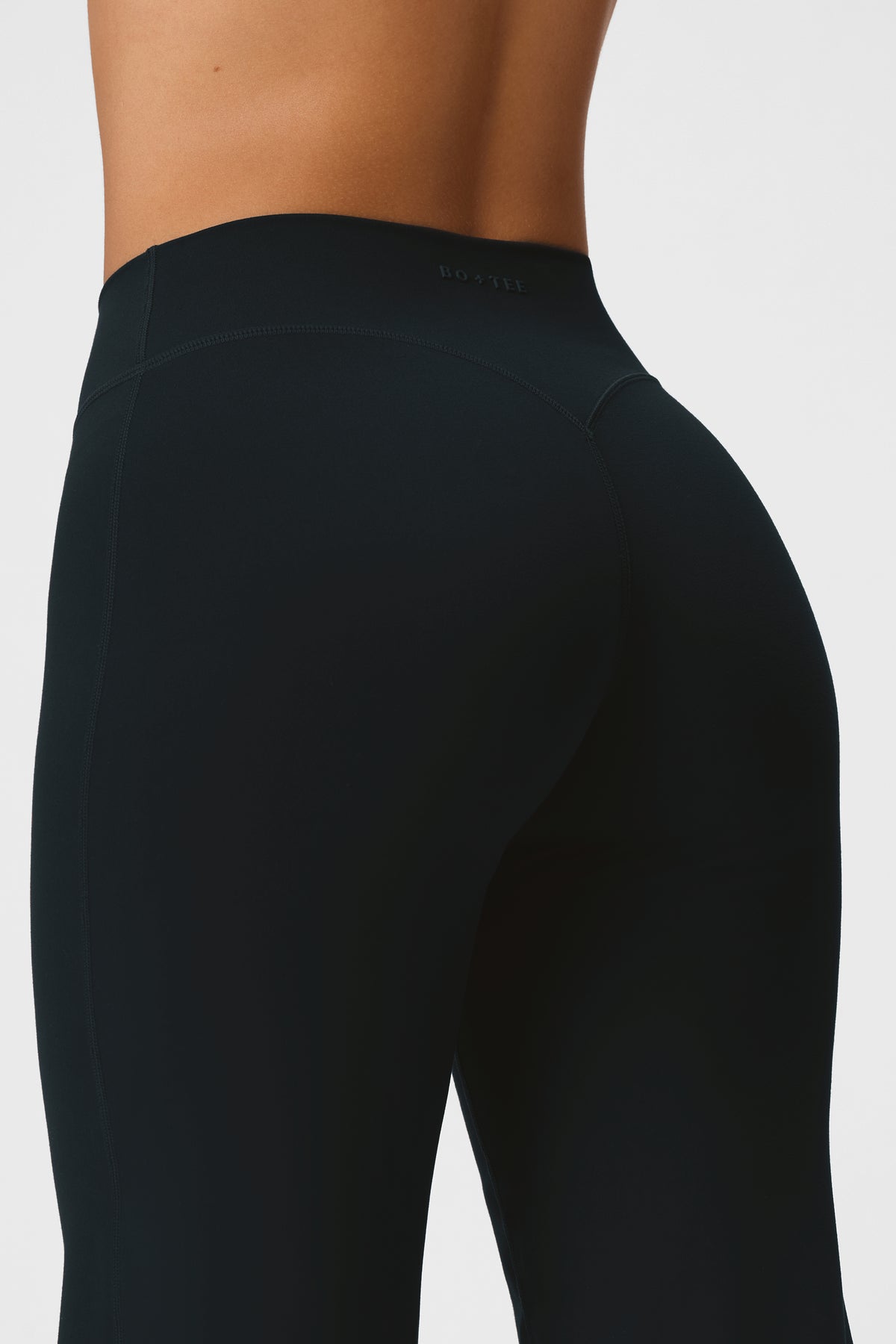 Soft Active Wide-Leg Trousers in Black - 2