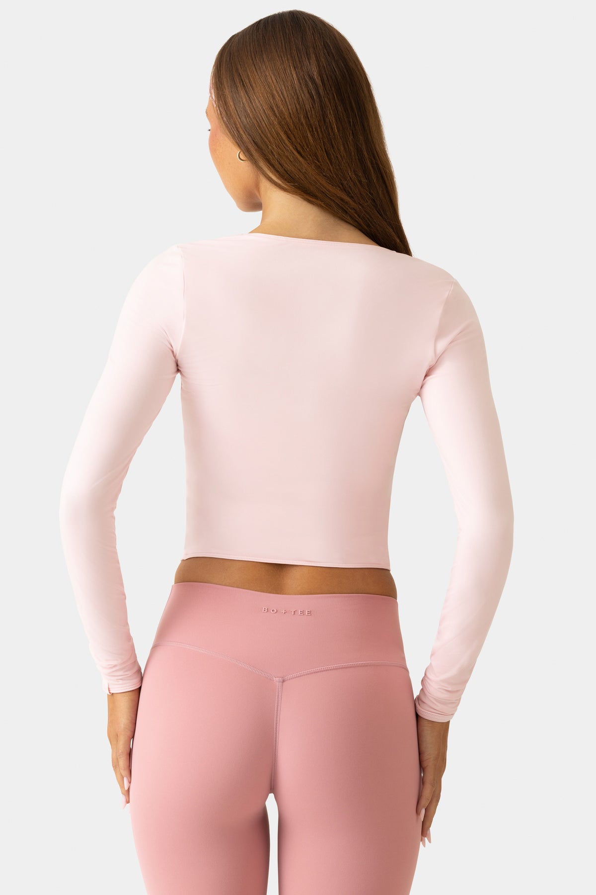 Soft Jersey Wrap Top in Ballet