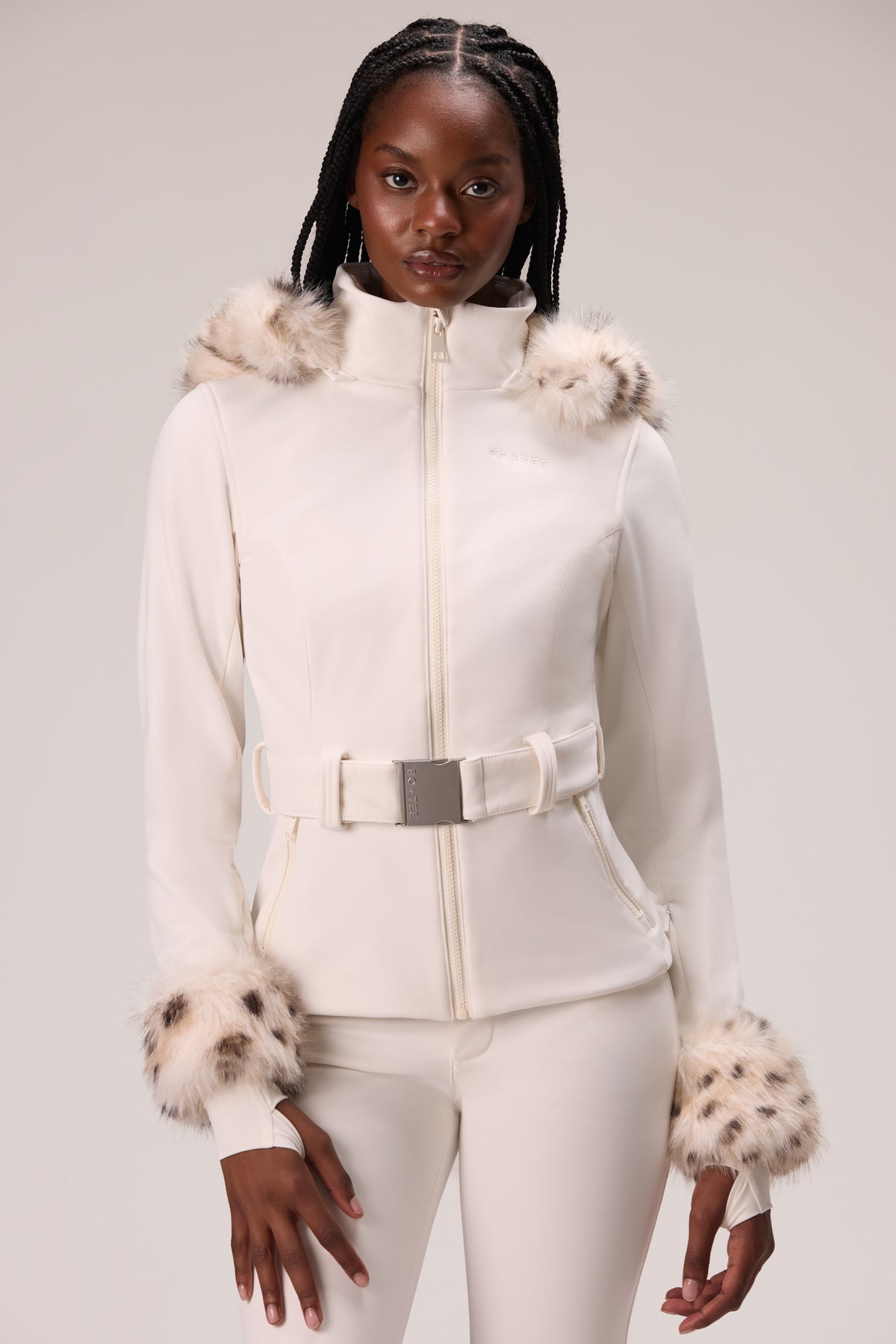 Water Resistant Soft Shell Ski Jacket in Snow