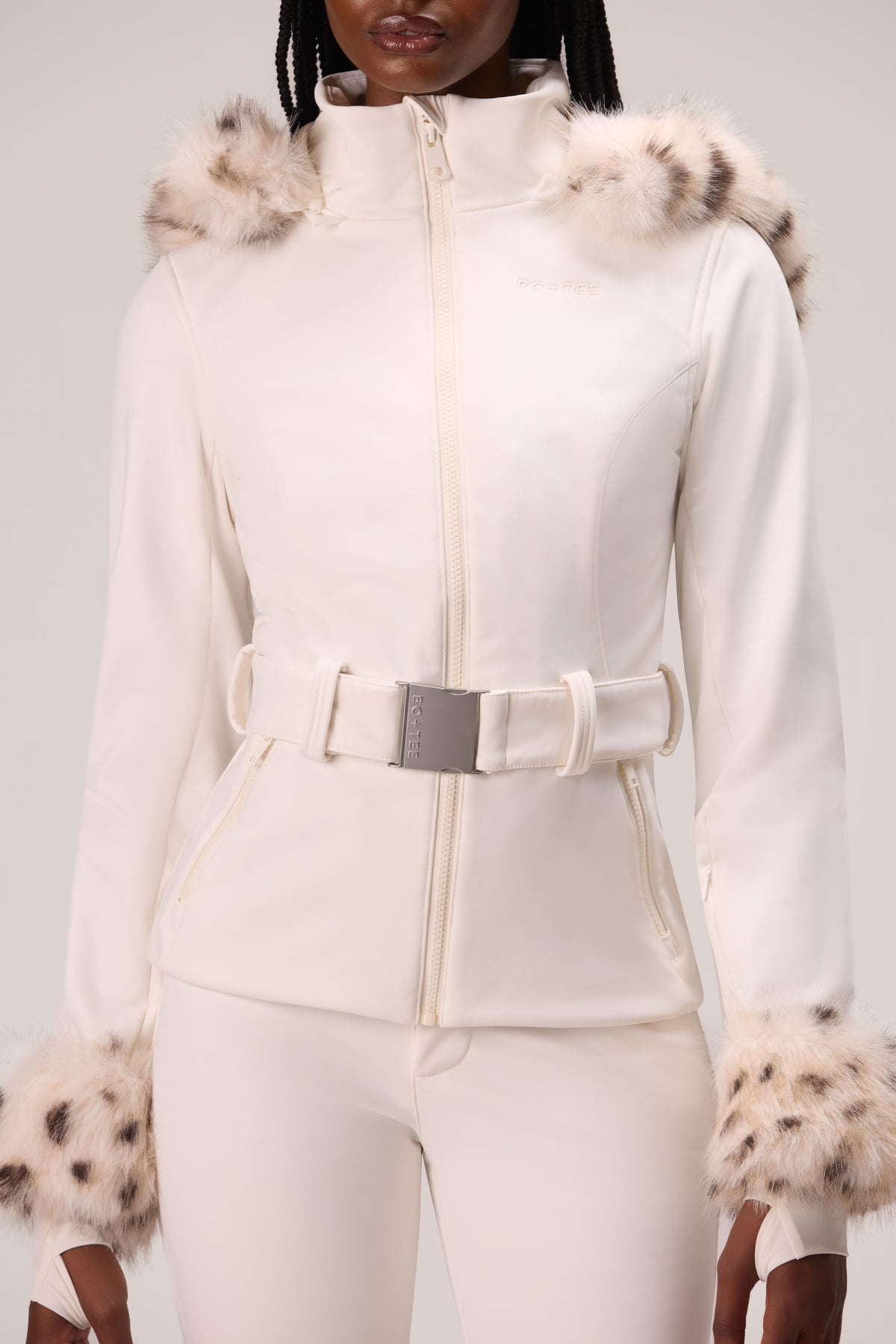 Water Resistant Soft Shell Ski Jacket in Snow
