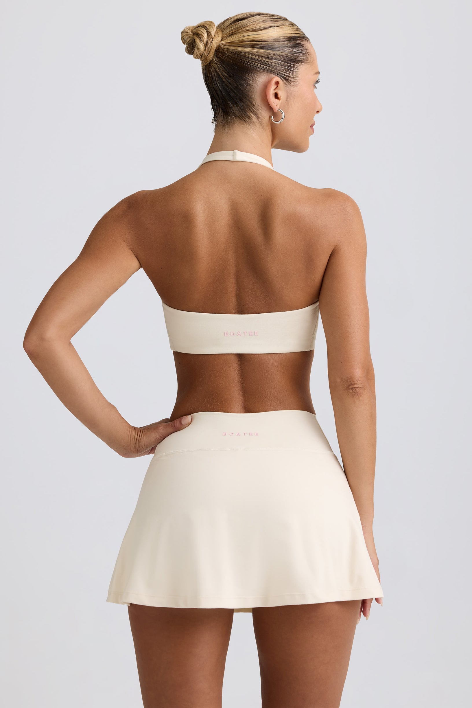 Soft Active Mini Skort in Vanilla - 2
