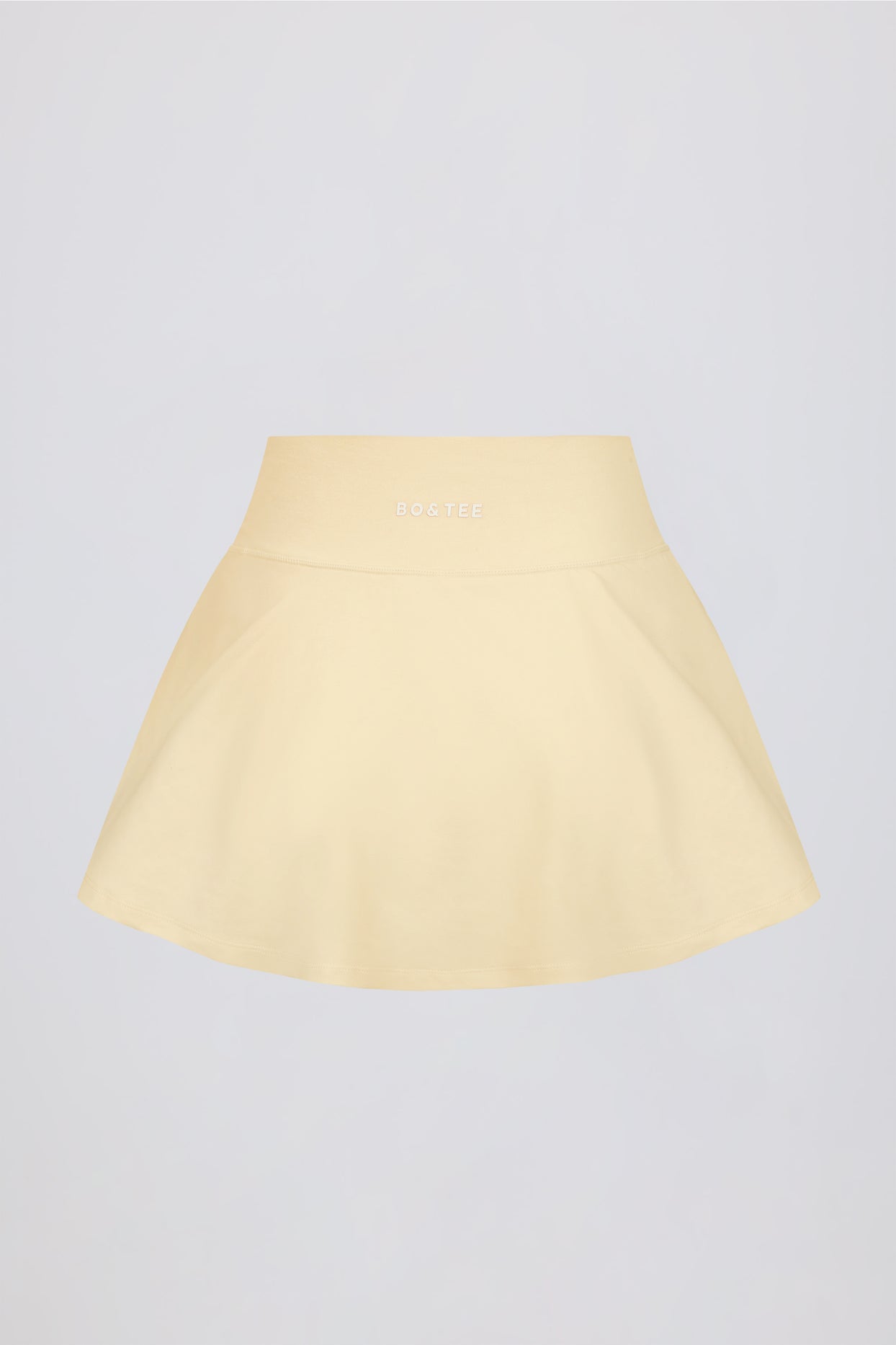 Soft Active Mini Skort in Lemon Marl - 6