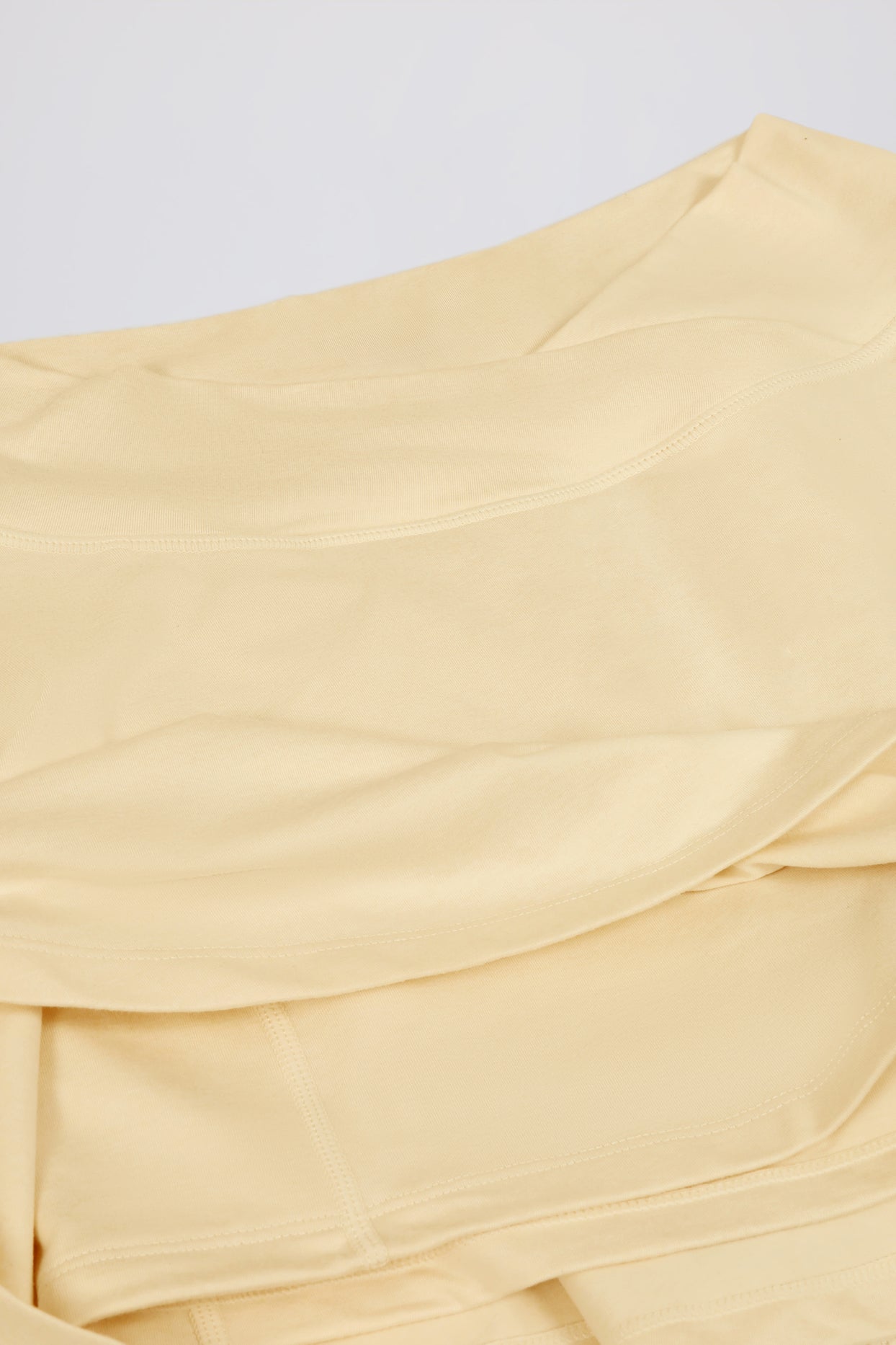 Soft Active Mini Skort in Lemon Marl - 7
