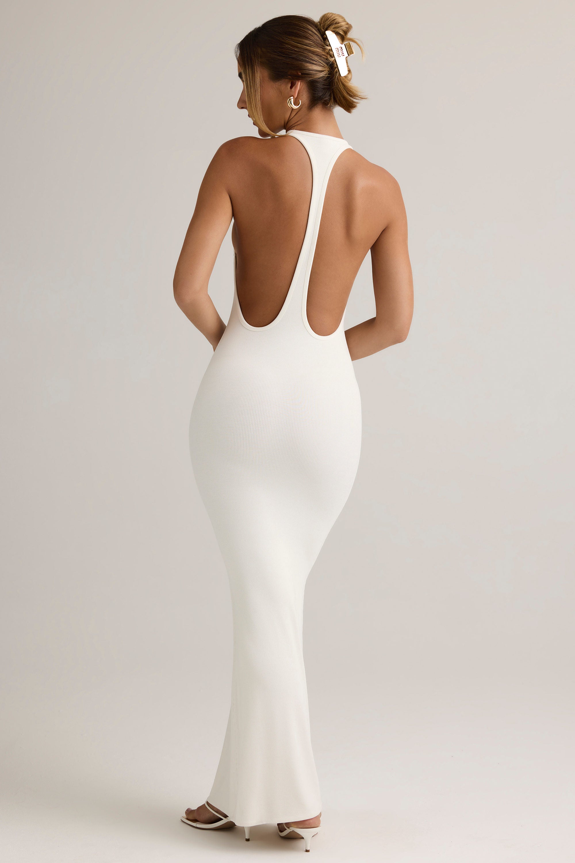 Modal Racerback Maxi Dress in Black main image 0