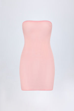 Nouvelle Silk-Blend Mini Slip Dress Pink