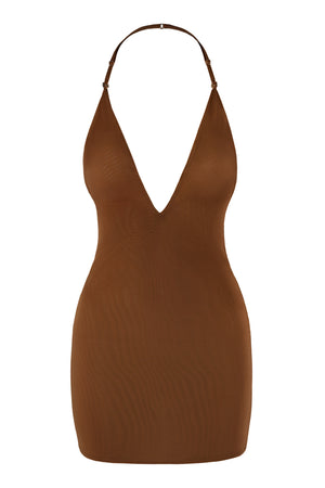 uo sammy mesh mini dress Intimates Soft Mesh Multiway Mini Dress in Chestnut