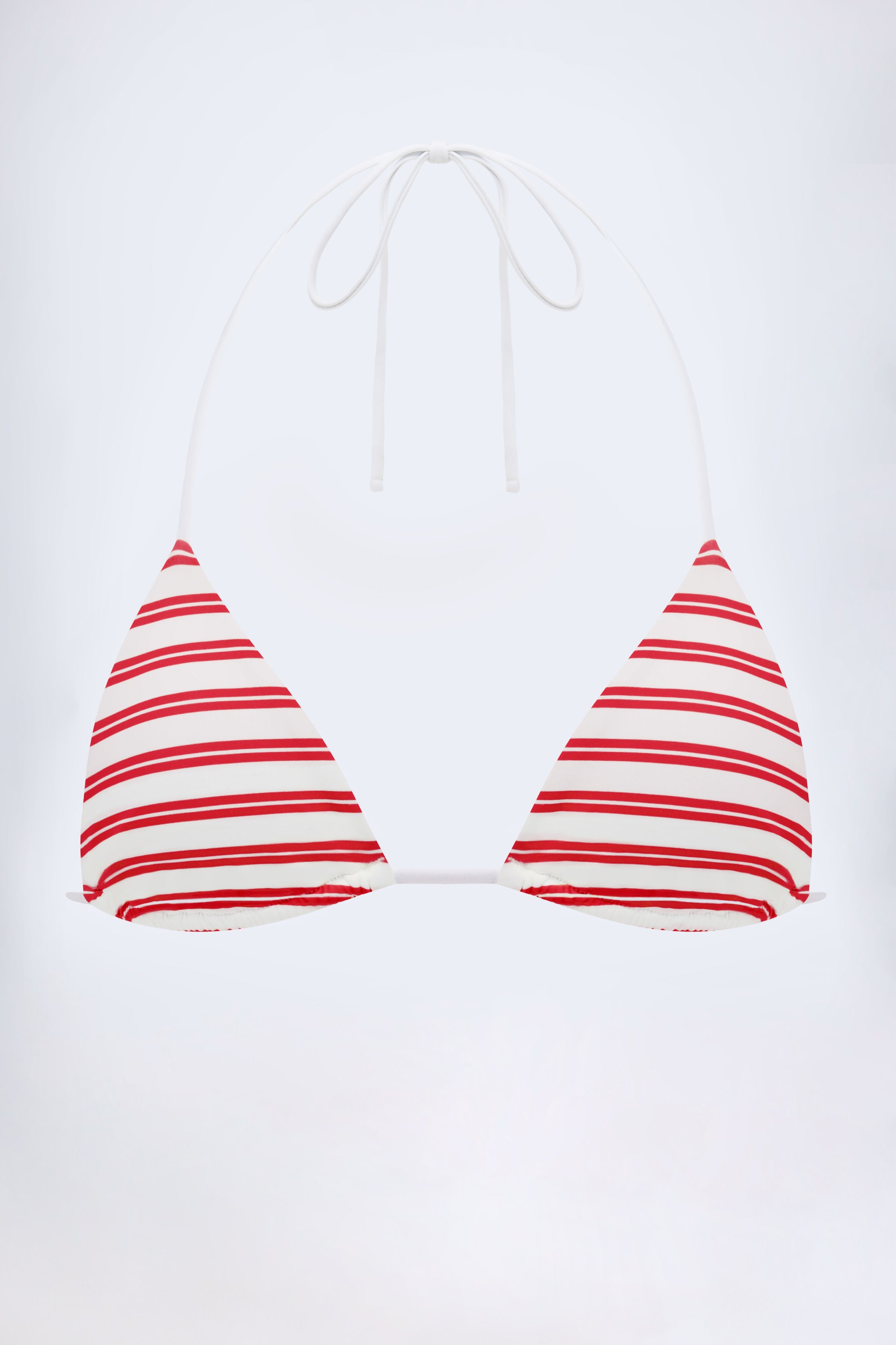 Triangle Bikini Top in Cherry Red - 2