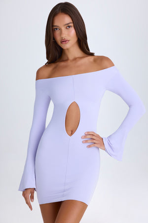 Deborah Cut Out Mini Dress - Lilac