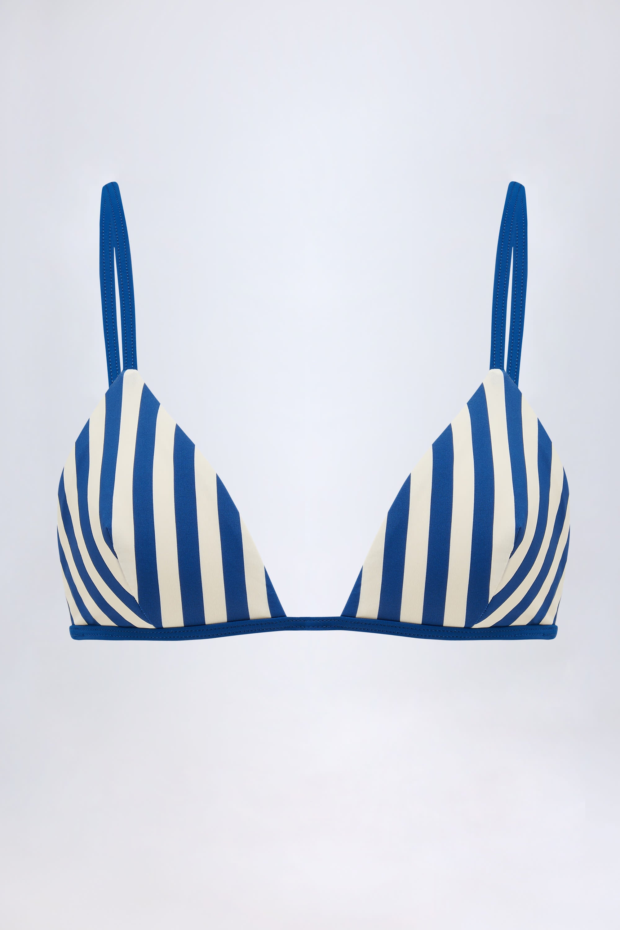 Triangle Bikini Top in Marine Blue - 2
